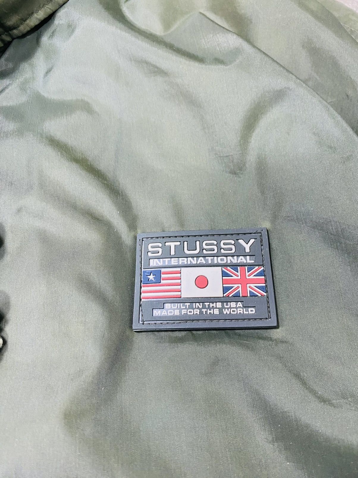 Stussy Vtg Stussy Hidden Hoodie Oversize Windbreaker Size US XXL / EU 58 / 5 - 5 Thumbnail