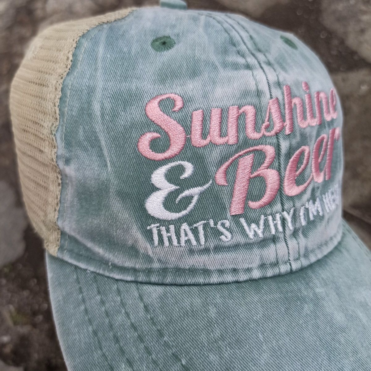 14th Addiction SICK wash distresses hat sunshine & beer Size ONE SIZE - 11 Thumbnail