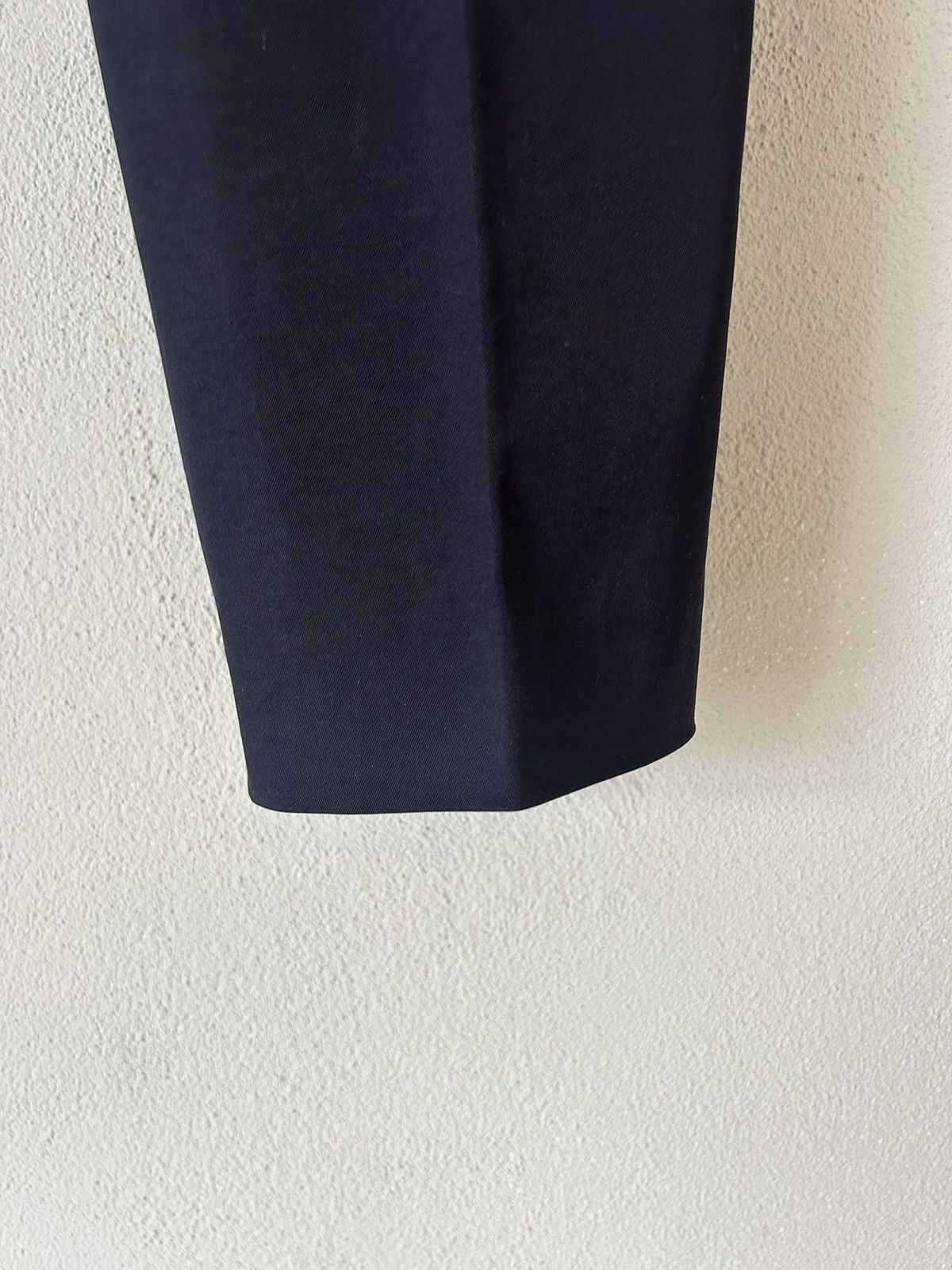 Bottega Veneta Bottega Veneta Navy Pants with Green Waistband – Size 48 Size US 32 / EU 48 - 11 Thumbnail
