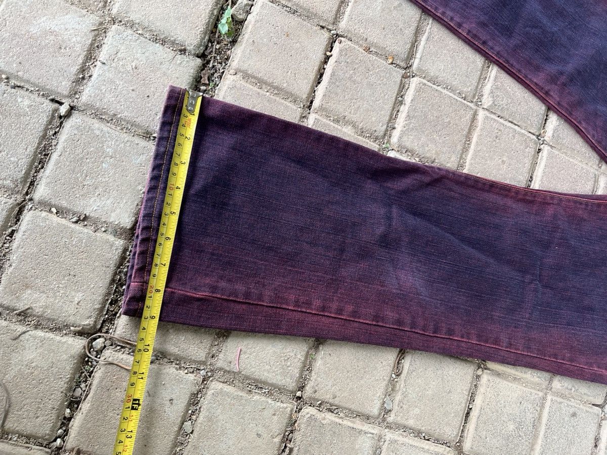 Hysteric Glamour × Japanese Brand × Wrangler Flare Crazy Purplewash Wrangler Denim Size US 29 - 10 Thumbnail