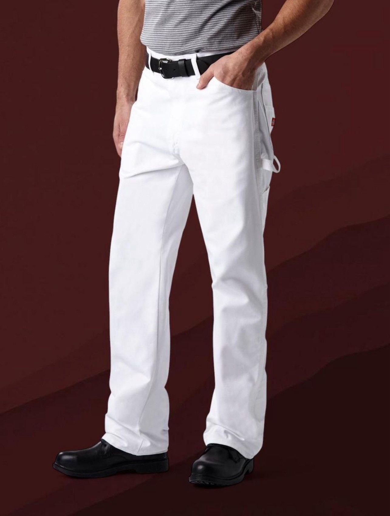 Dickies White Dickies pants with side pockets Size US 34 / EU 50 - 1 Thumbnail