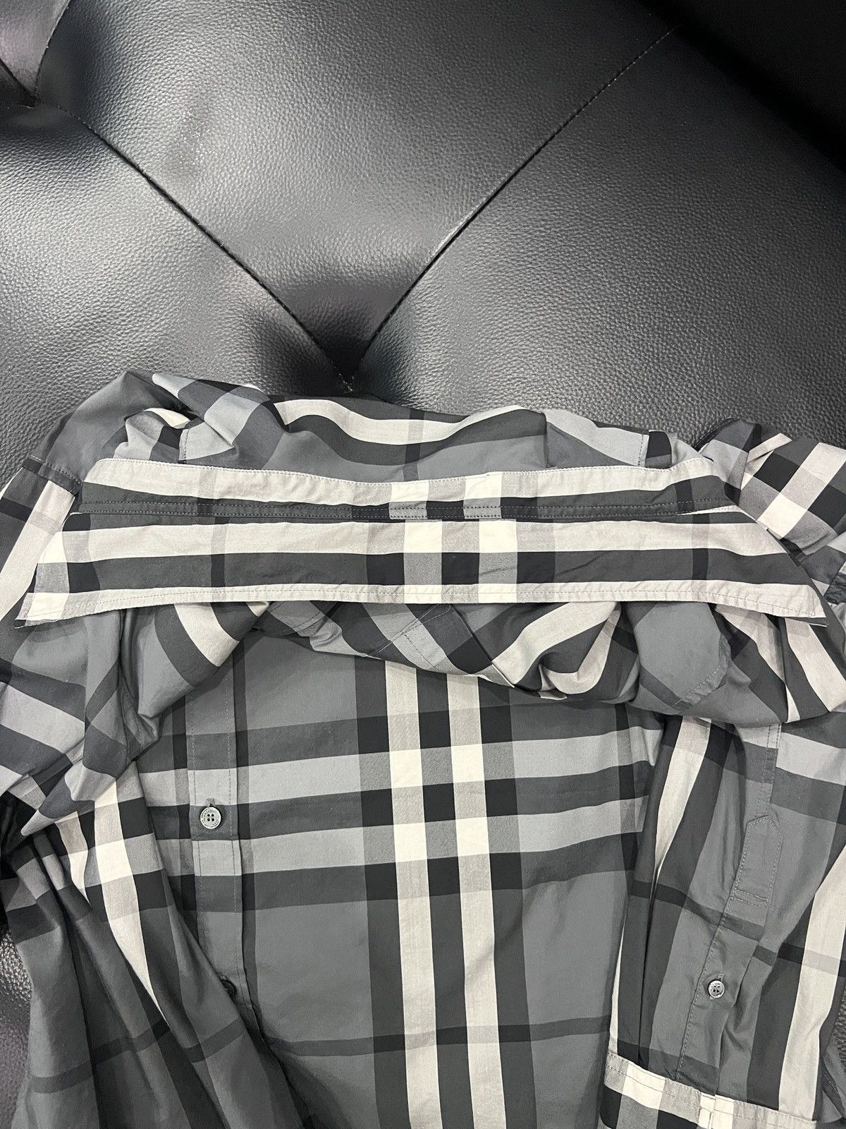 Burberry Burberry Check Pattern Shirt Size US XL / EU 56 / 4 - 12 Thumbnail