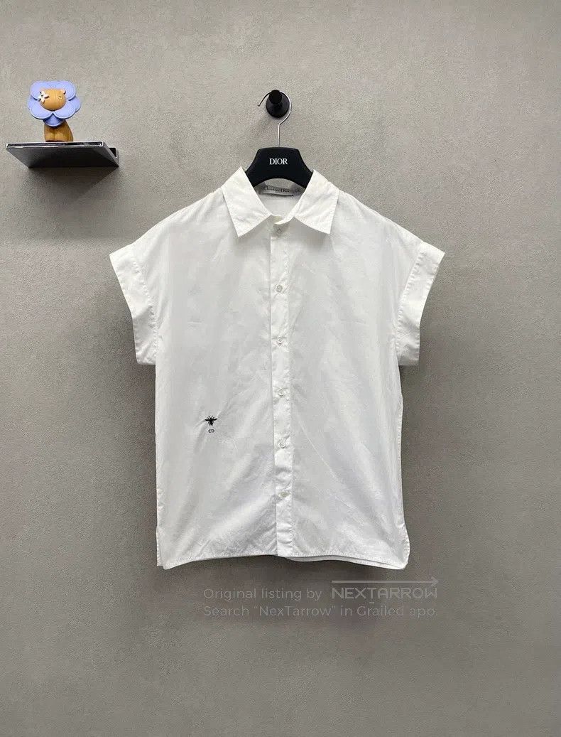 Dior Dior Little Bee White Short-sleeved Shirt Size XS / US 0-2 / IT 36-38 - 1 Thumbnail