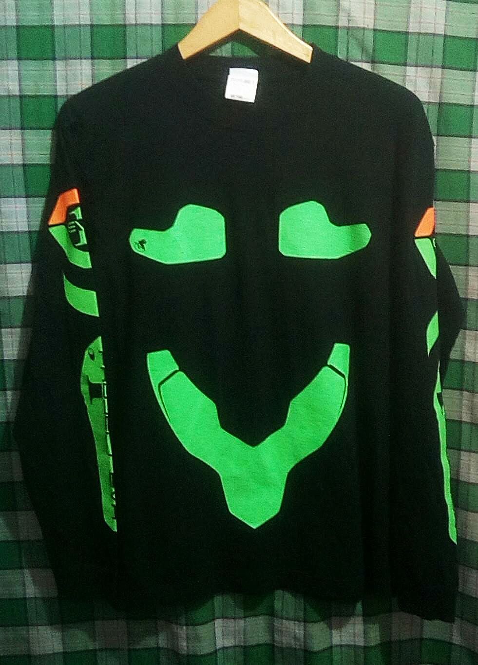 Anime Rare vintage Eva 01 Neon Genesis Evangelion LS nerv Size US L / EU 52-54 / 3 - 2 Thumbnail