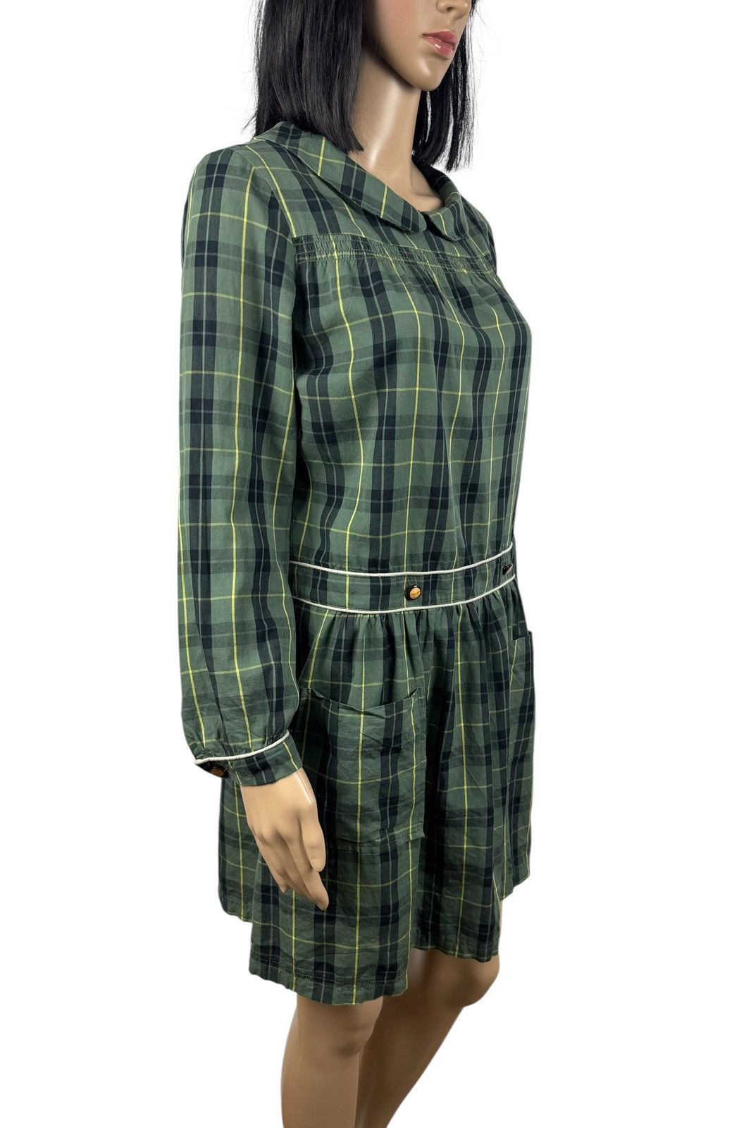 A.P.C. A.PC. Rue Madame Paris Plaid Shirt Dress size M Cotton Size M / US 6-8 / IT 42-44 - 4 Thumbnail