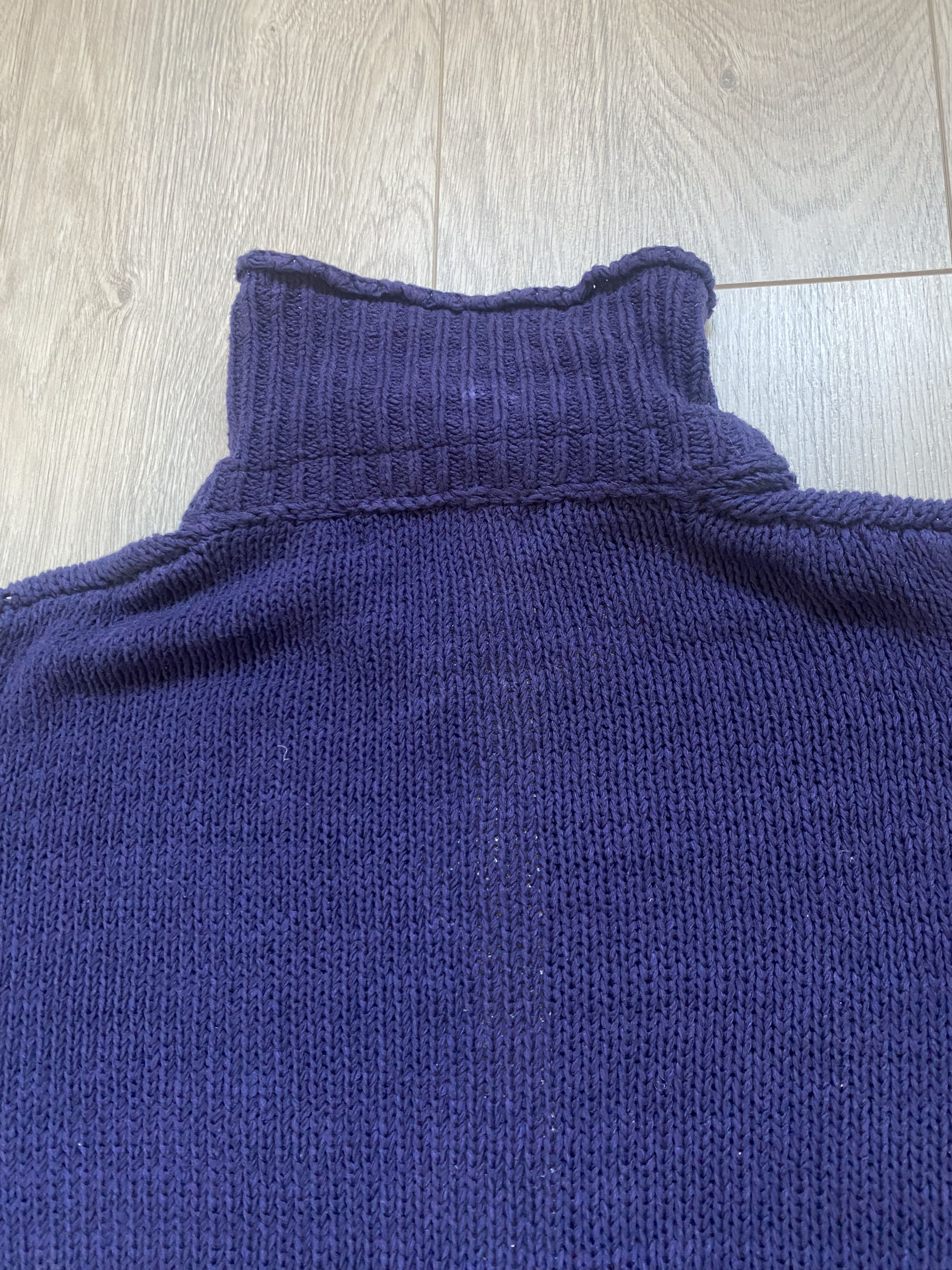 Stone Island Stone Island Rare Chenille Zip Neck Classic Jumper Size US L / EU 52-54 / 3 - 8 Thumbnail
