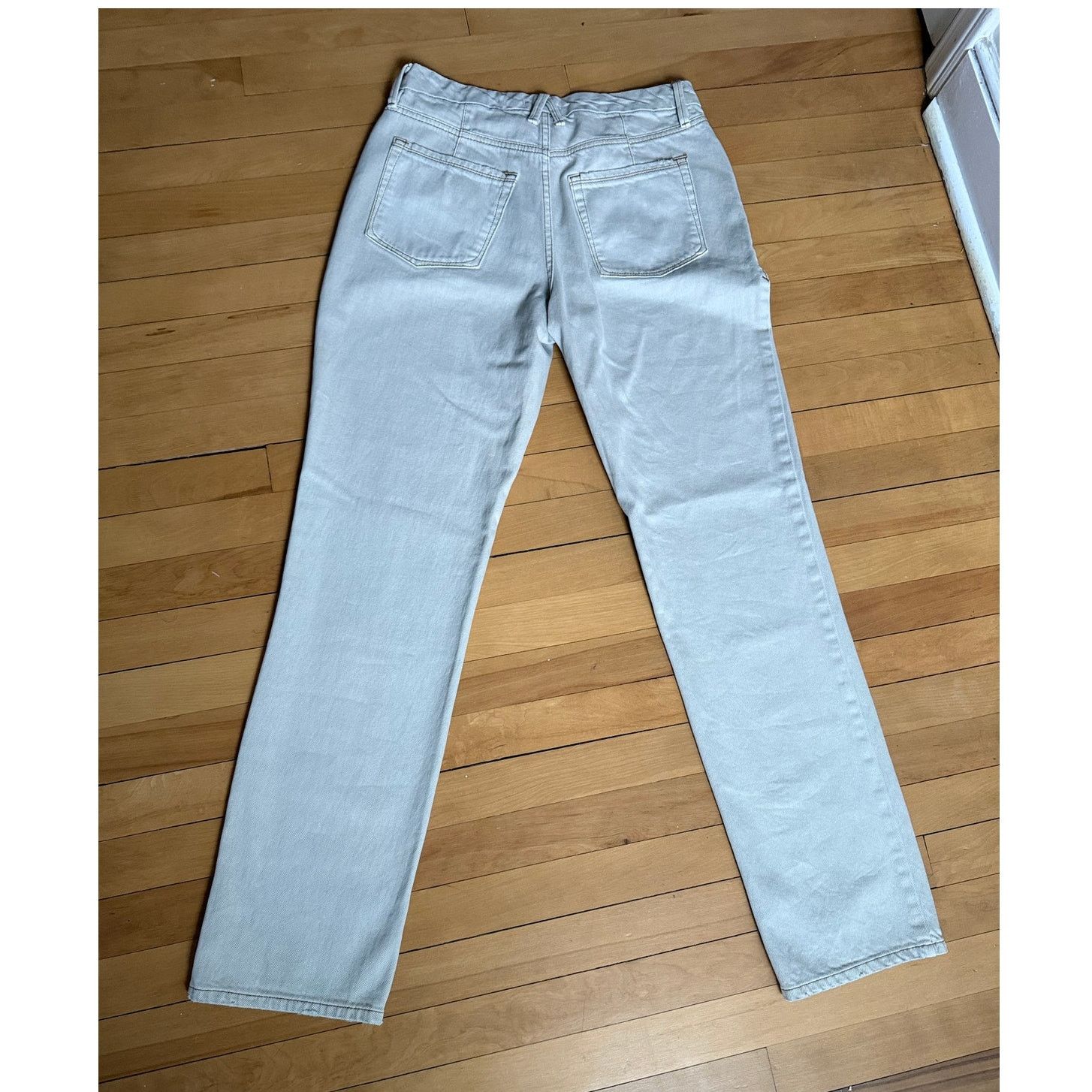 Good American Good American Good 90’s Icon Straight Leg Jeans 8 - White Size 30" / US 8 / IT 44 - 4 Thumbnail
