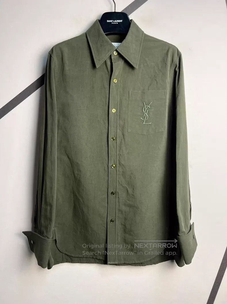 Saint Laurent Paris Saint Laurent Paris Linen Shirt Size XS / US 0-2 / IT 36-38 - 1 Thumbnail