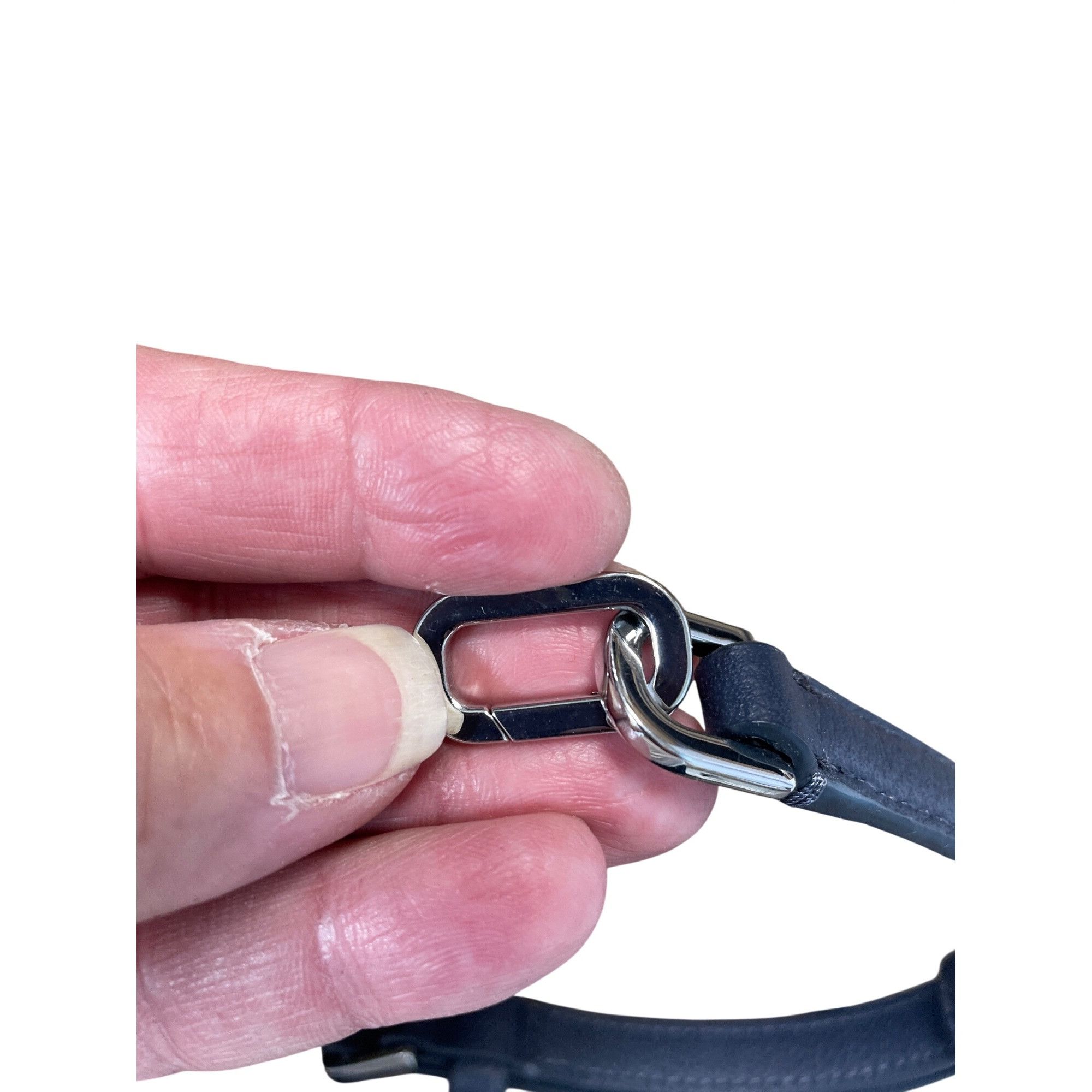 Michael Kors Michael Kors Womans Navy Blue Saffiano Leather Satchell Cros Size ONE SIZE - 23 Thumbnail