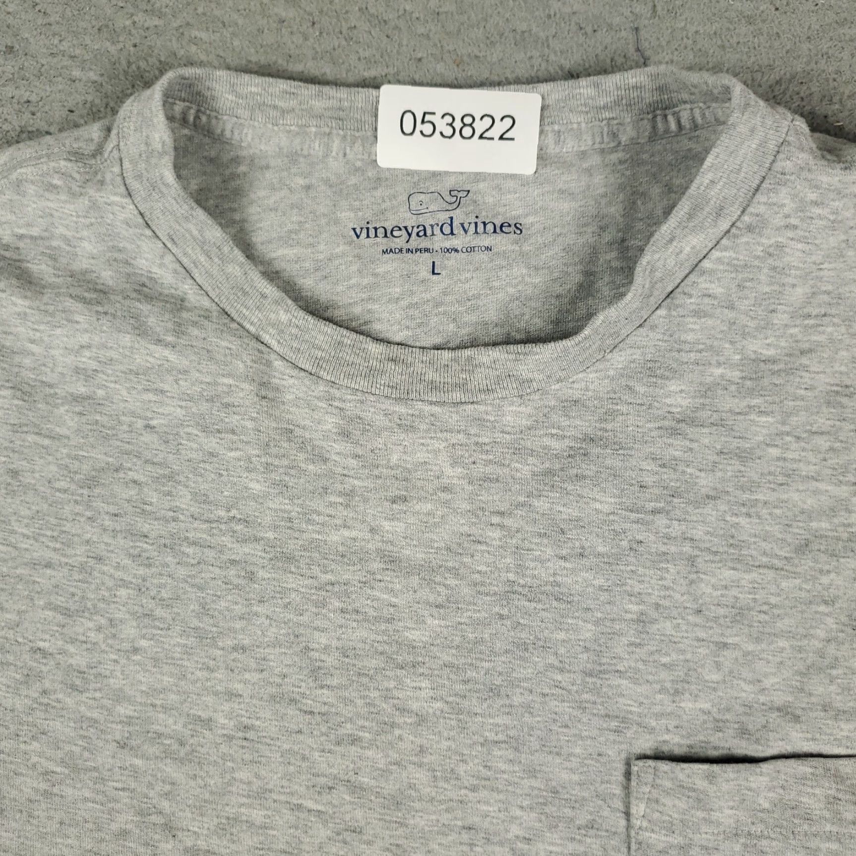 Vineyard Vines VINEYARD VINES Long Sleeve T-Shirt Mens Large Gray Whale Casual Classic Modern Size US L / EU 52-54 / 3 - 2 Thumbnail