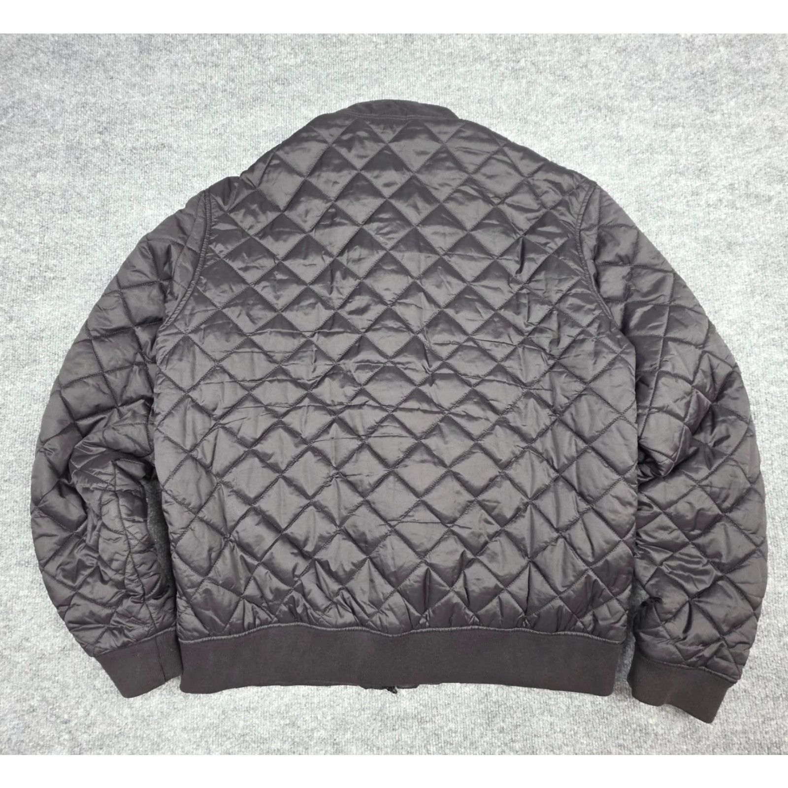 Barbour Barbour Edderton Bomber Jacket Men's XXL Black Lightweight Quilted Snap Size US XXL / EU 58 / 5 - 4 Thumbnail