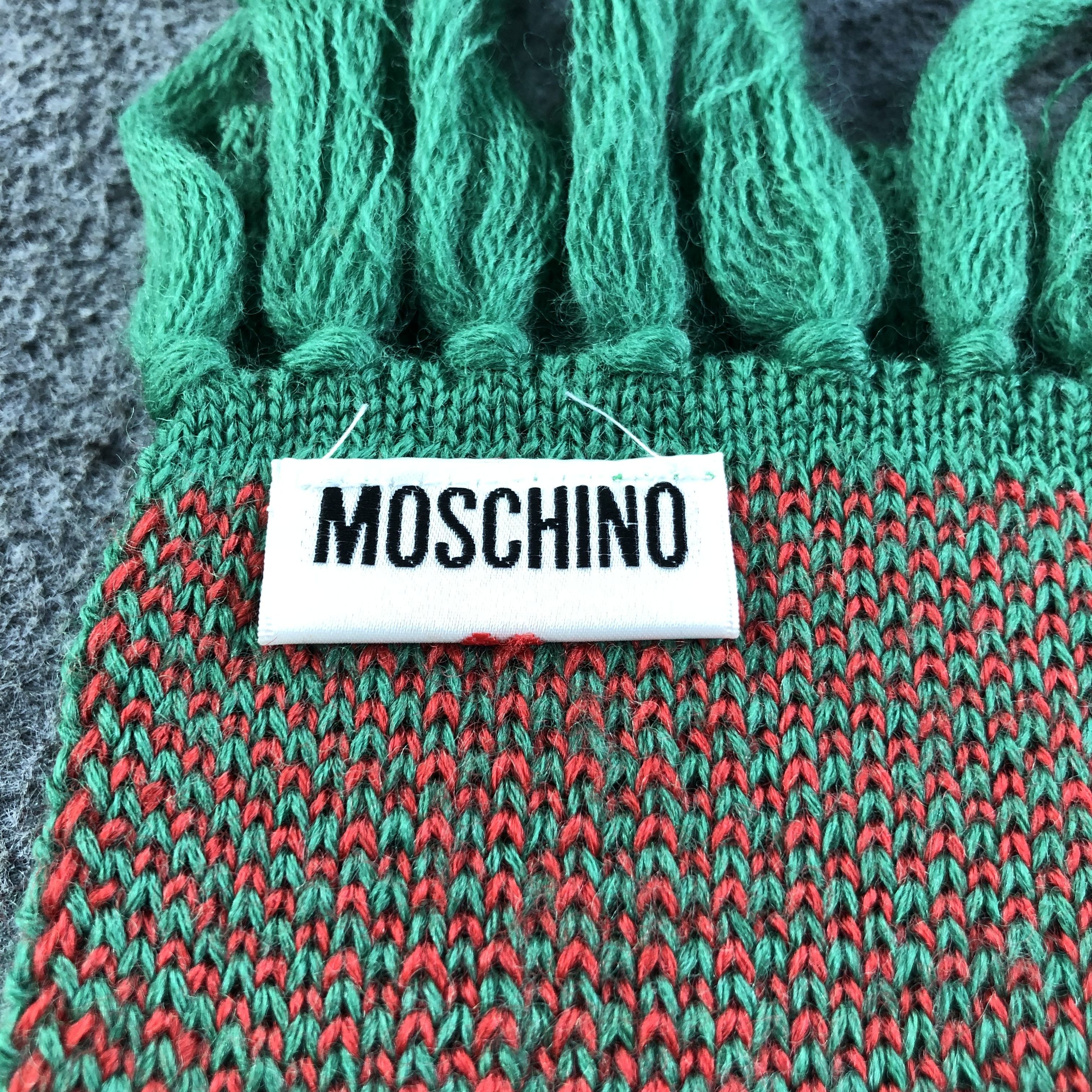 Moschino Moschino Wool Scarf Muffler V1306 Size ONE SIZE - 4 Thumbnail
