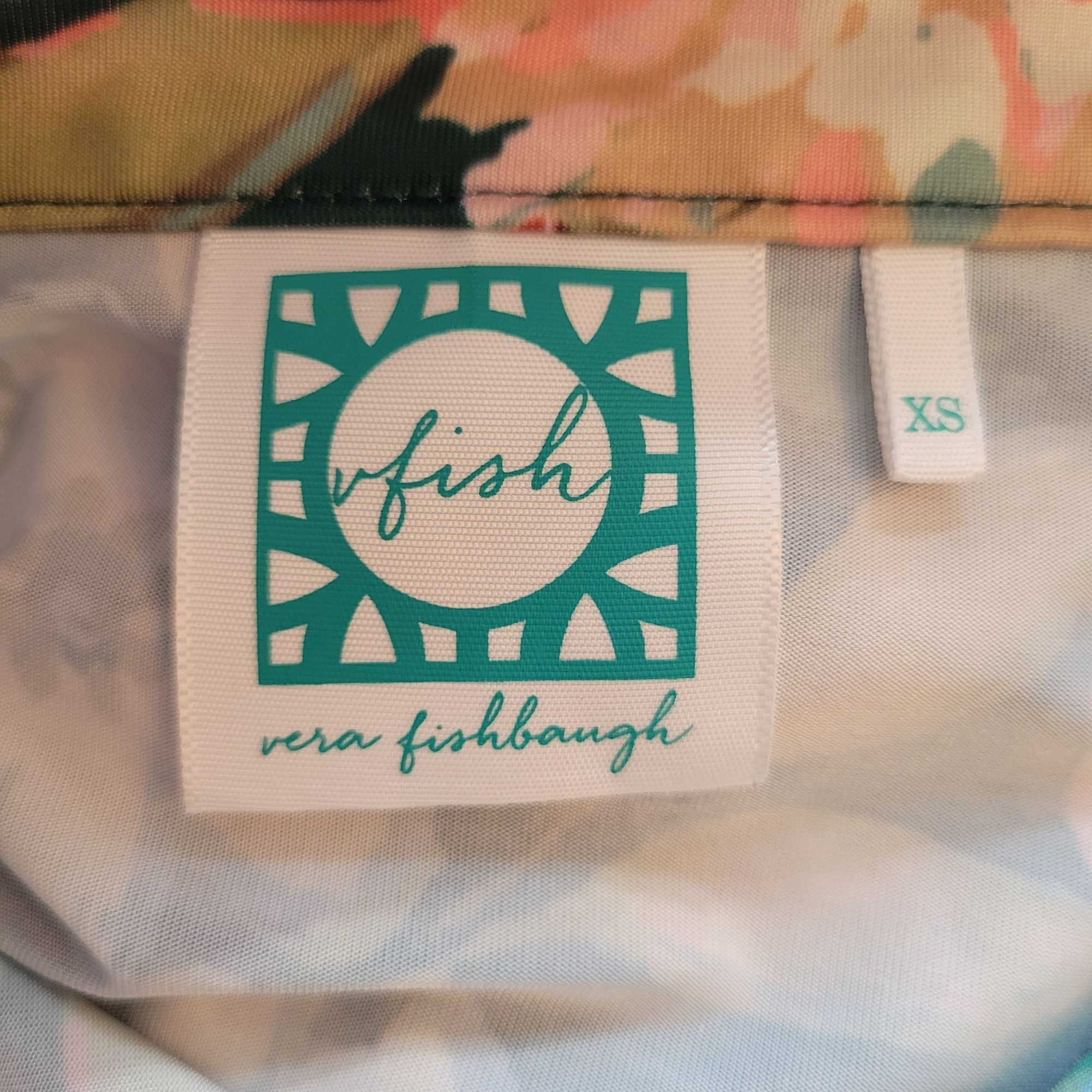 Other Vera Fishbaugh Vfish XS Tropical Floral Belted Dress Resort Size XS / US 0-2 / IT 36-38 - 3 Thumbnail