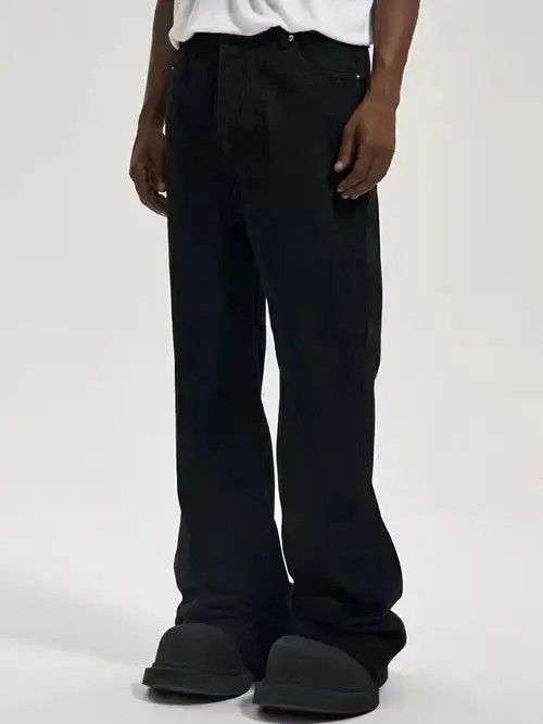Designer retro yuppie cleanfit flared pants Size US 34 / EU 50 - 2 Thumbnail