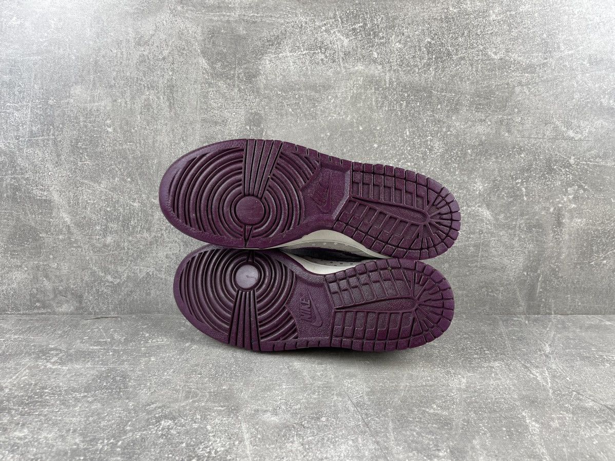 Nike × Vintage Nike Dunks Leather Sneaker Dot Purple Shoes 2009 Size US 9 / IT 39 - 7 Thumbnail