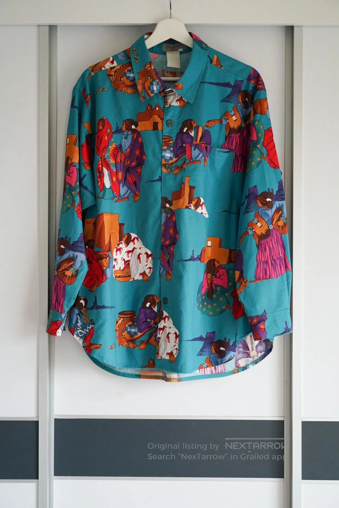 Yohji Yamamoto Yohji Yamamoto 2004 Indian Print Shirt. Size US M / EU 48-50 / 2 - 1 Thumbnail