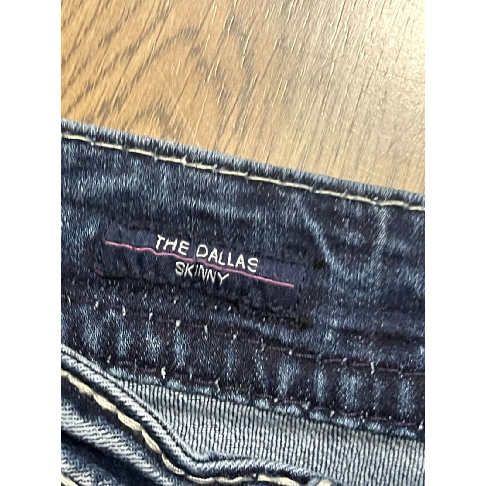 Vintage VIGOSS Jeans Women's 28/30 Blue Denim The Dallas Skinny Jeans Regular Inseam 28.5 in Girls/ Womens Size 28" / US 6 / IT 42 - 7 Thumbnail