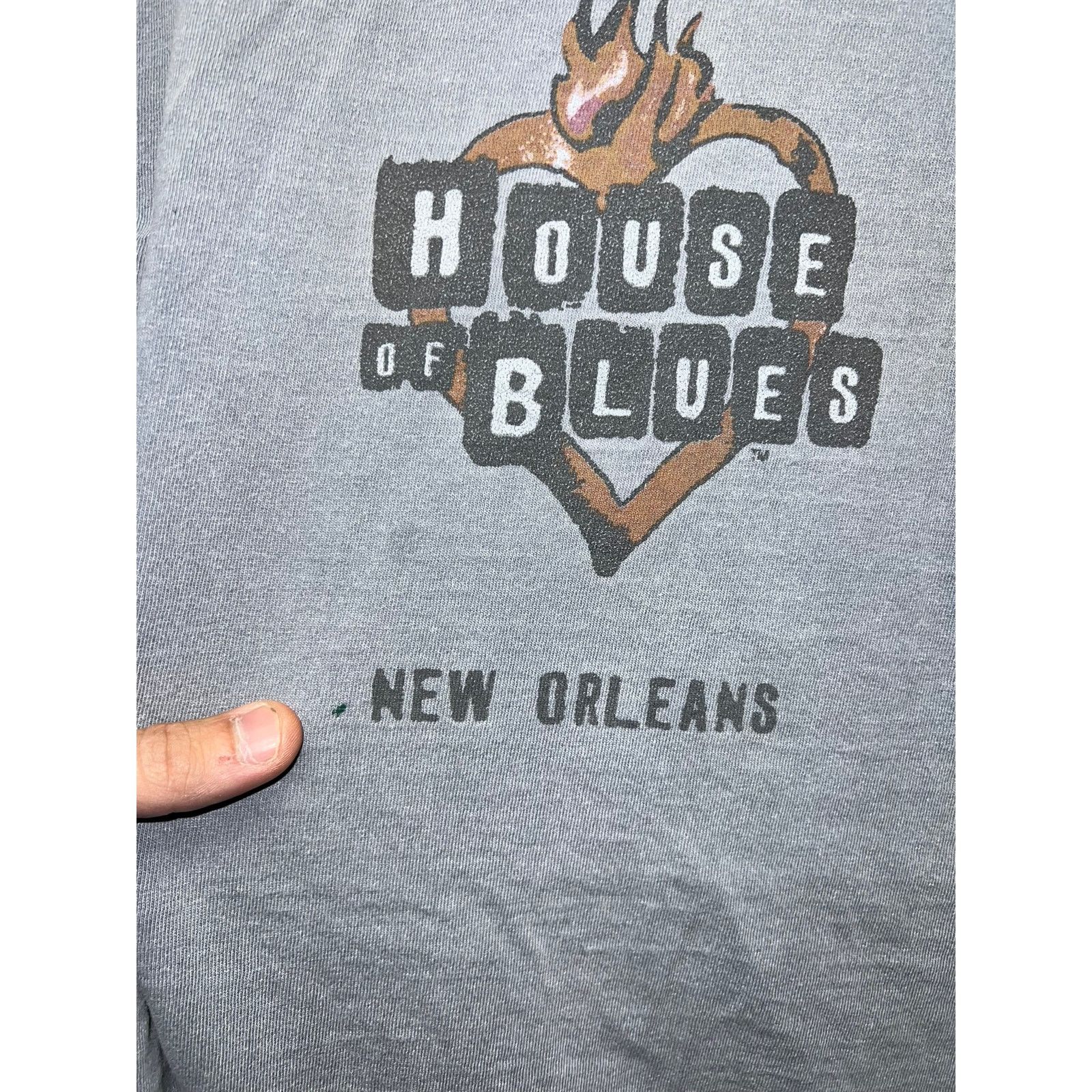 Vintage Vintage House Of Blues New Orleans Shirt Tour Tee 90s VTG XL Size US XL / EU 56 / 4 - 4 Thumbnail