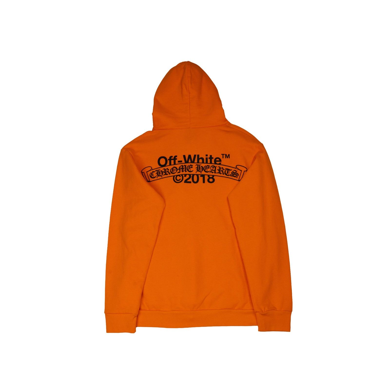 Chrome Hearts Off-White Orange Hoodie '2018 Release' Size US XL / EU 56 / 4 - 2 Thumbnail