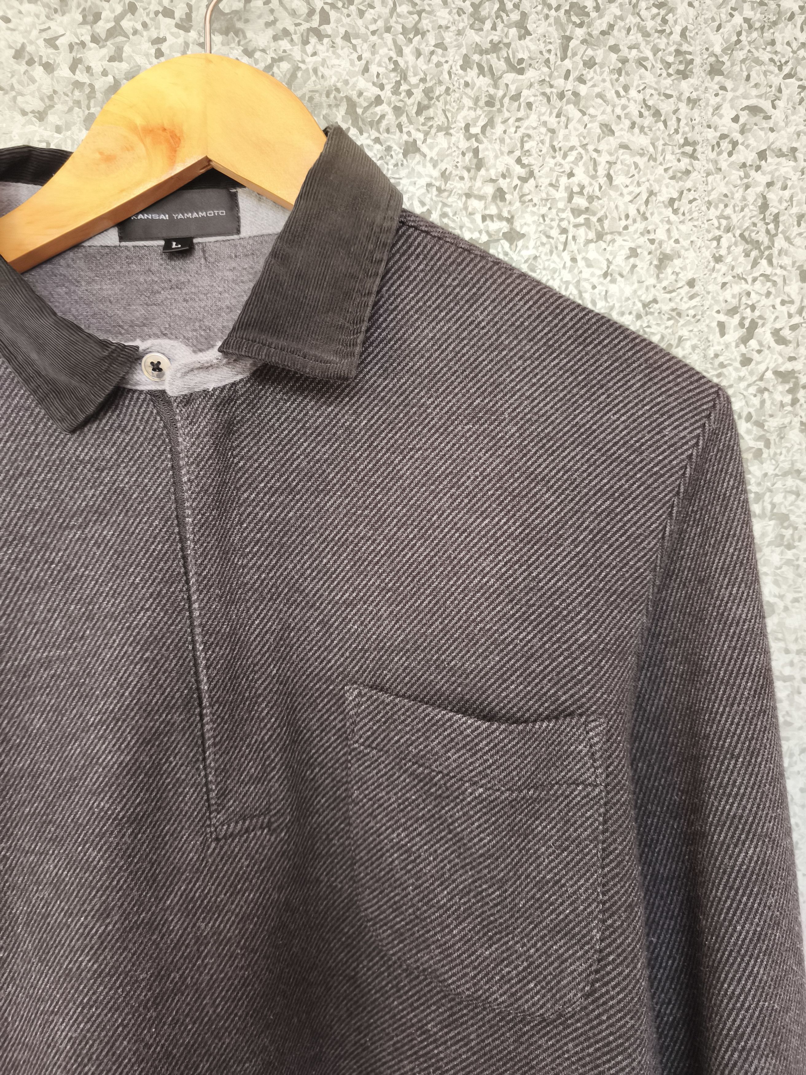 Kansai Yamamoto 🔥 Kansai Yamamoto polo shirt long sleeve Size US M / EU 48-50 / 2 - 1 Thumbnail