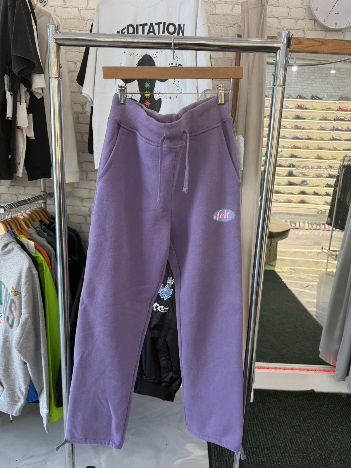 FELT FELT “Hampton” Purple Sweatpants Size US 32 / EU 48 - 1 Thumbnail