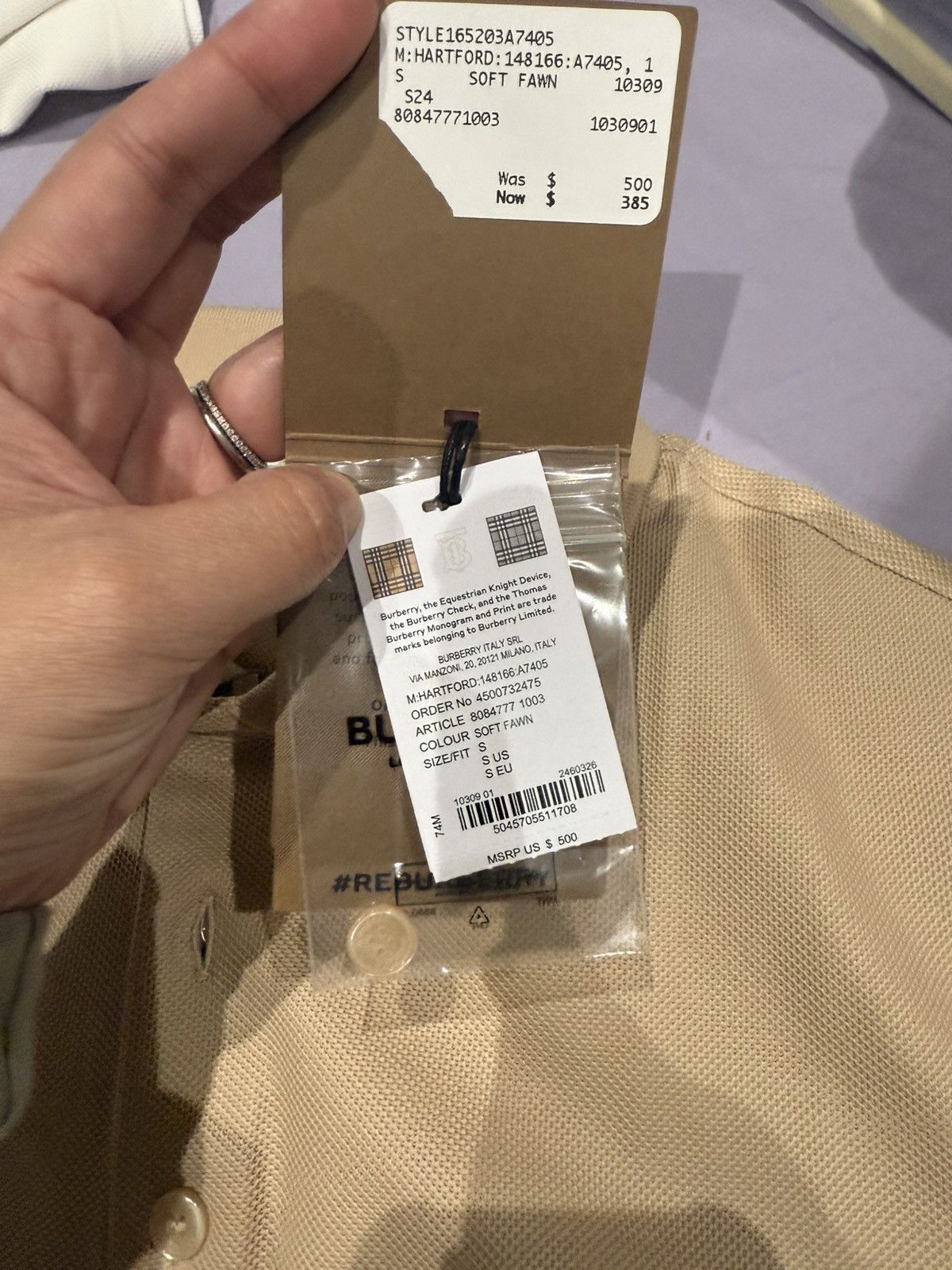 Burberry Burberry hartford men polo short-sleeve Small Size US S / EU 44-46 / 1 - 5 Thumbnail