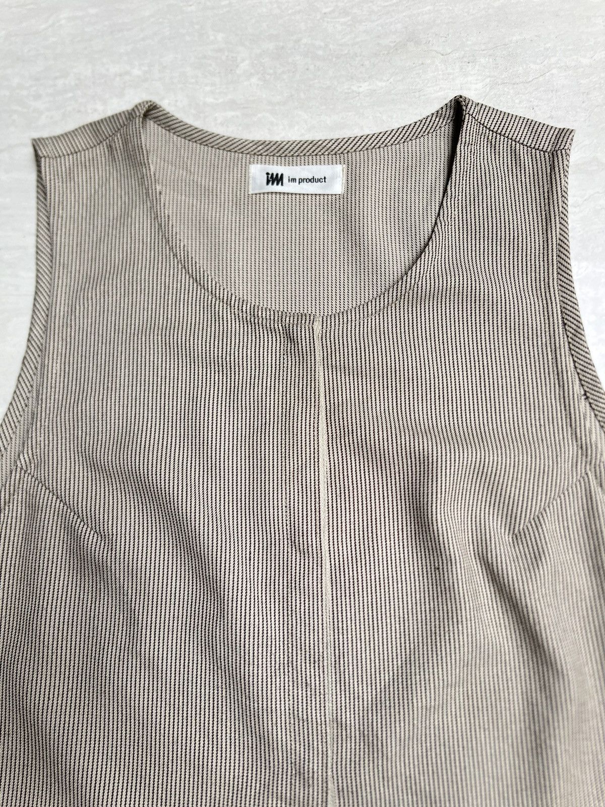 Issey Miyake IM PRODUCT Issey Miyake Striped Sleeveless Dress Size S / US 4 / IT 40 - 11 Thumbnail