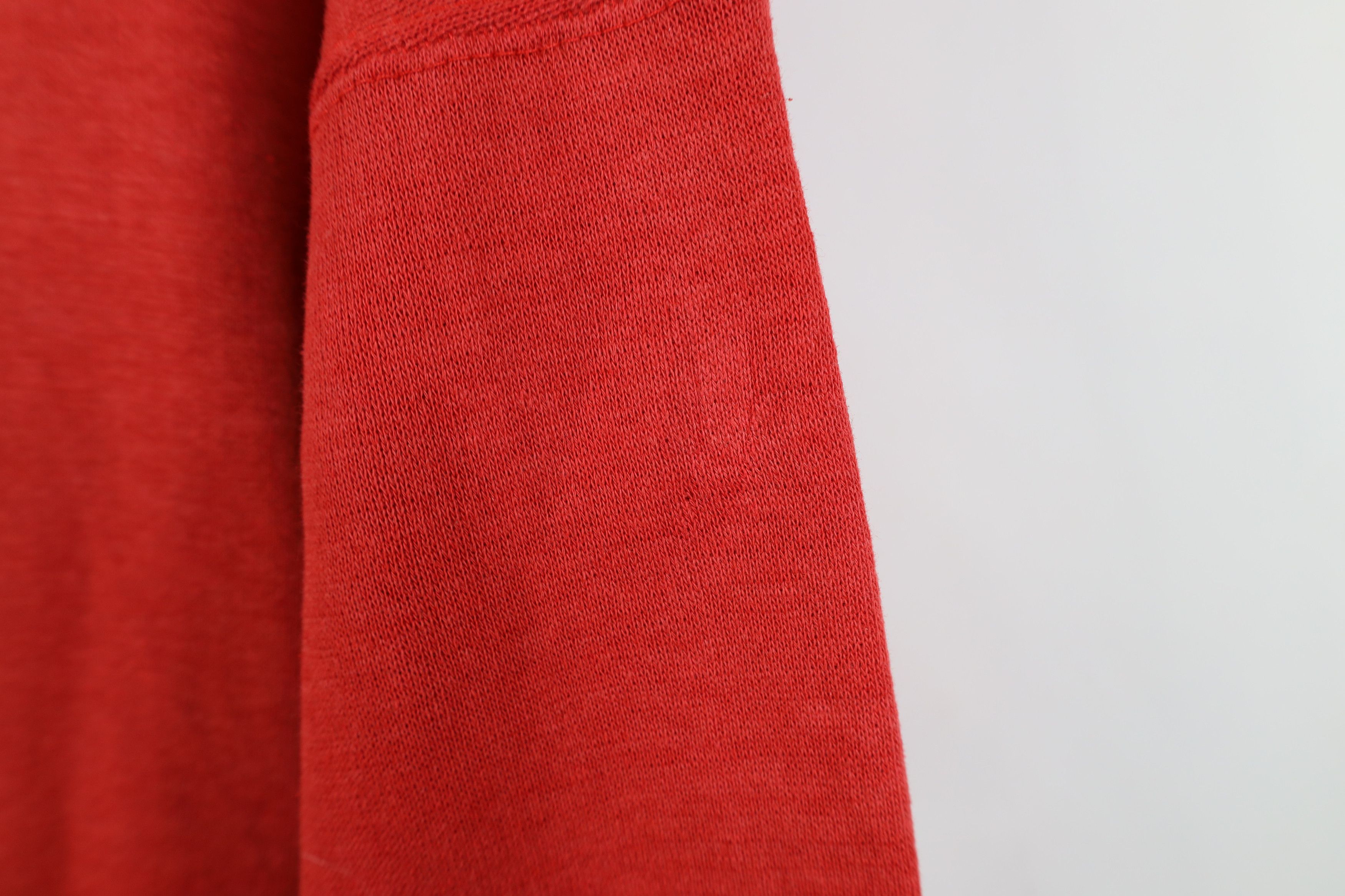 Vintage Vintage 70s Streetwear Boxy Fit Crewneck Sweatshirt Red USA Size US XL / EU 56 / 4 - 9 Thumbnail