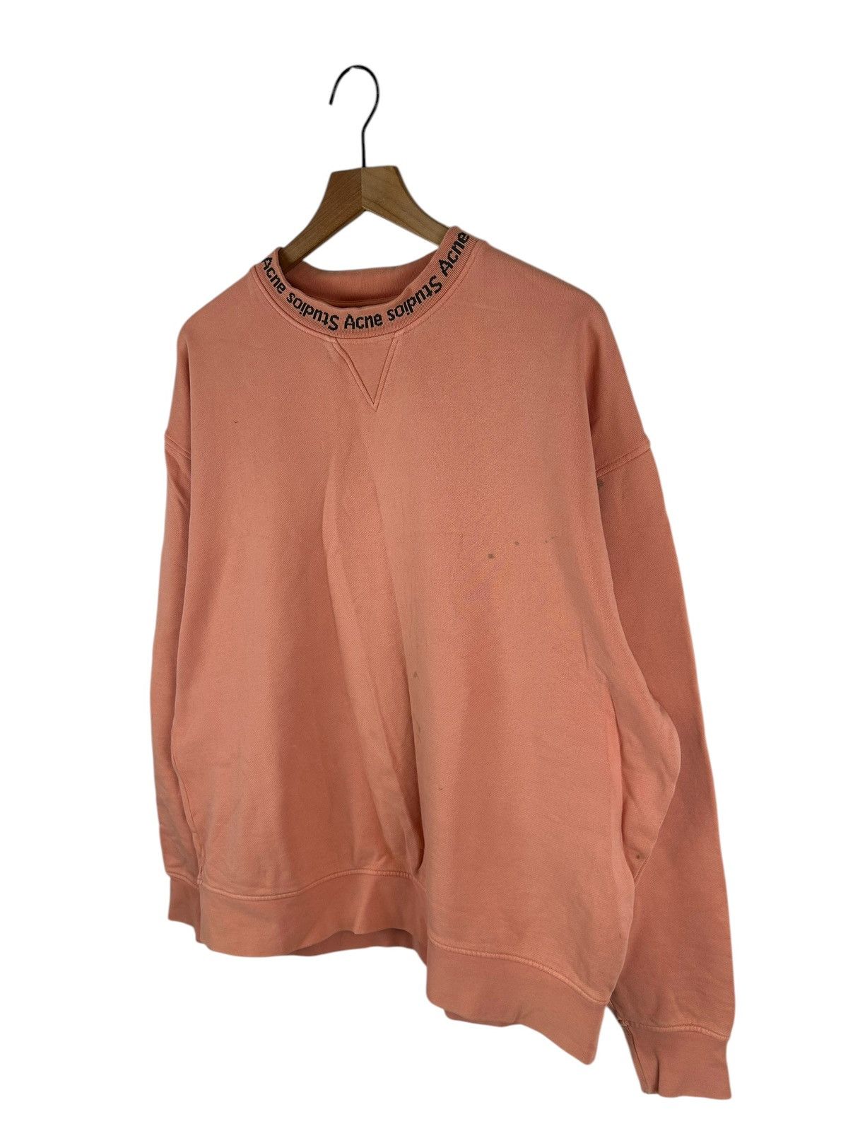 Acne Studios Acne Neck Logo Sweatshirt Size US S / EU 44-46 / 1 - 2 Thumbnail