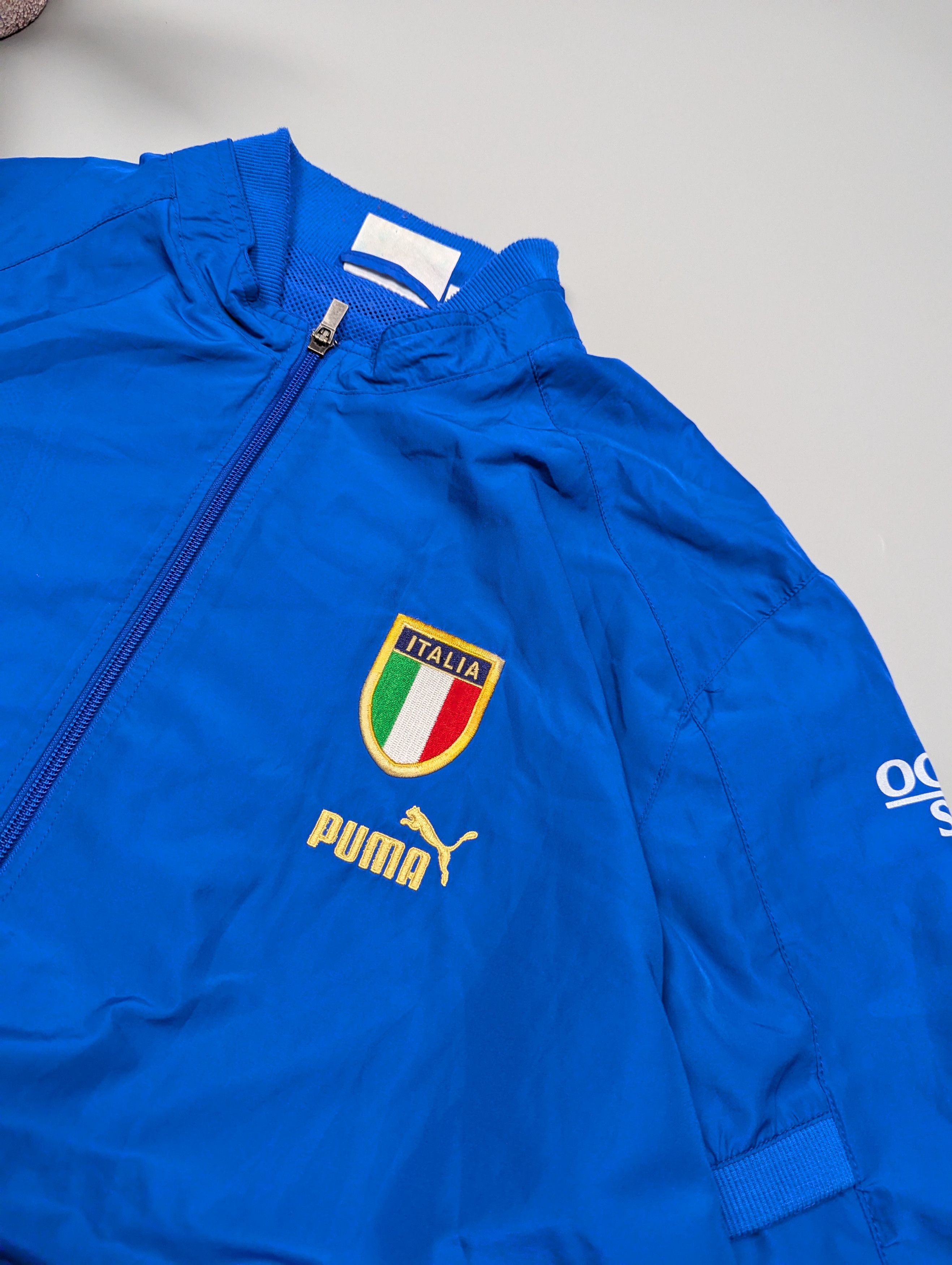 Puma Puma Italia Track Jacket Men’s XL Blue Retro Sportswear Size US XL / EU 56 / 4 - 4 Thumbnail