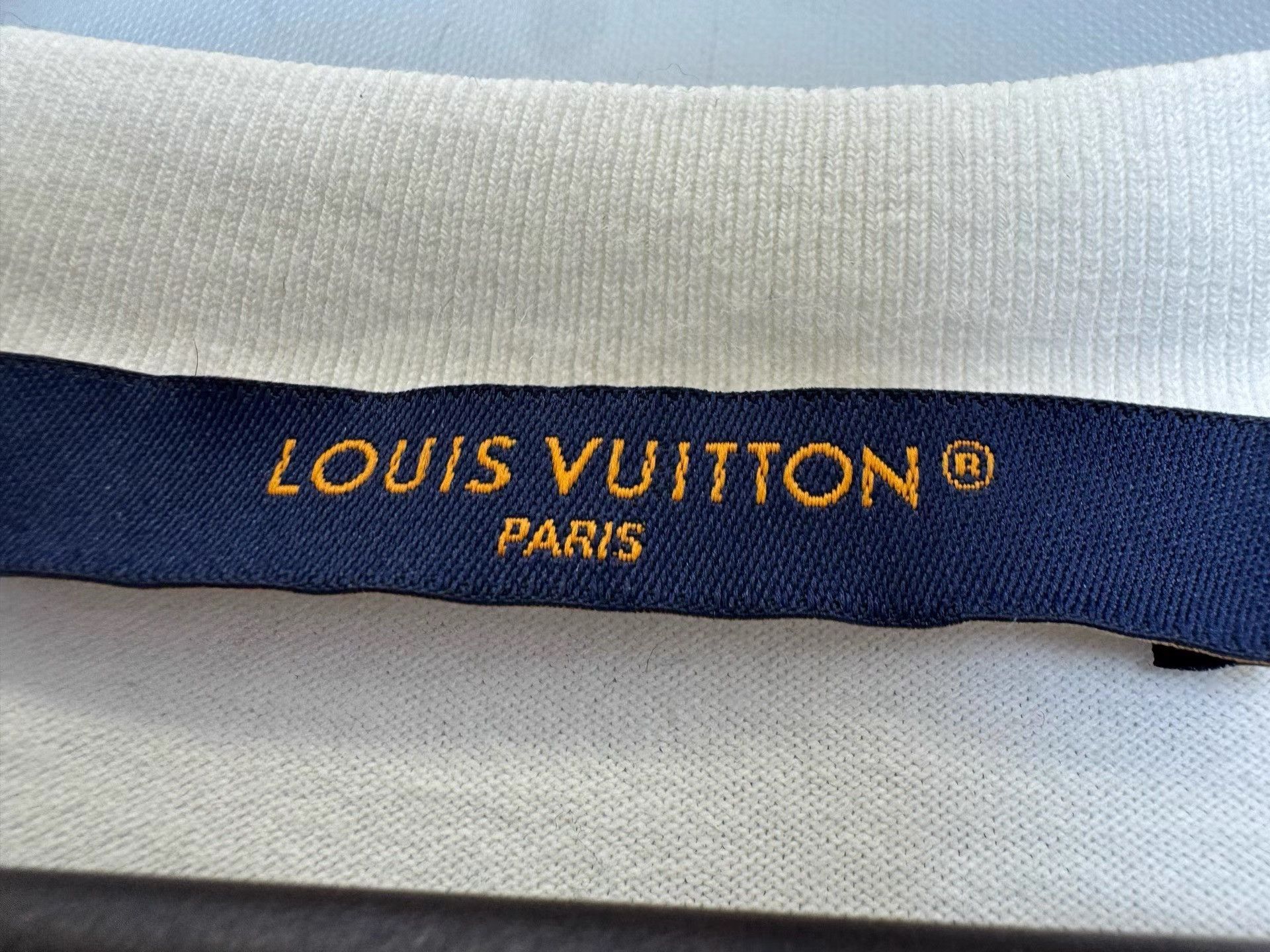 Louis Vuitton Louis Vuitton SS25 Earth Flocked Print T-Shirt K36 Size US L / EU 52-54 / 3 - 3 Thumbnail