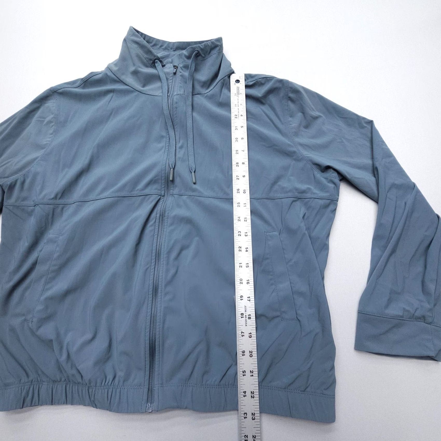 Vintage Kirkland Signature Jacket Blue Full Zip City Casual Travel Womens Large Active Outdoor Lightweight Pockets Stretch Full Zip Size L / US 10 / IT 46 - 4 Thumbnail