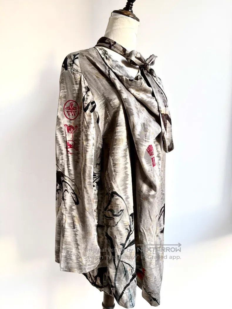 Vivienne Westwood Vivienne Westwood Green Economic Ink Chinese Style Top Size S / US 4 / IT 40 - 2 Thumbnail