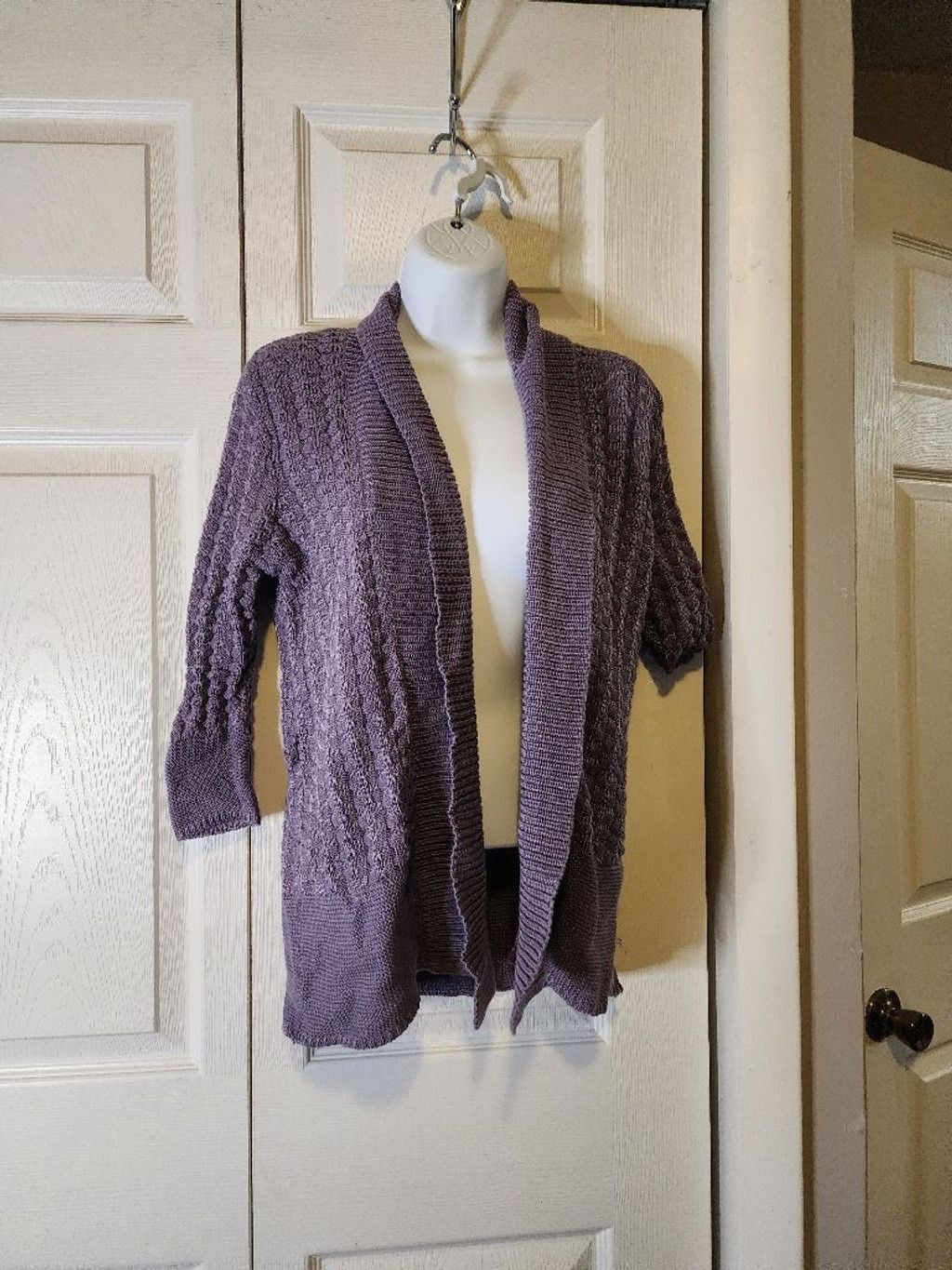Other Dressbarn Purple Cardigan Size XS / US 0-2 / IT 36-38 - 1 Thumbnail