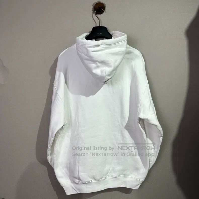 Balenciaga Balenciaga Paris Crown Wheat White Hoodie Size US XS / EU 42 / 0 - 3 Thumbnail