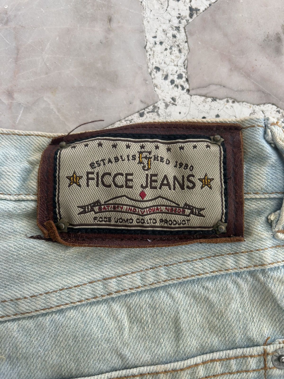 Japanese Brand Ficce Jeans Japan Vintage Denim Size US 32 / EU 48 - 10 Thumbnail