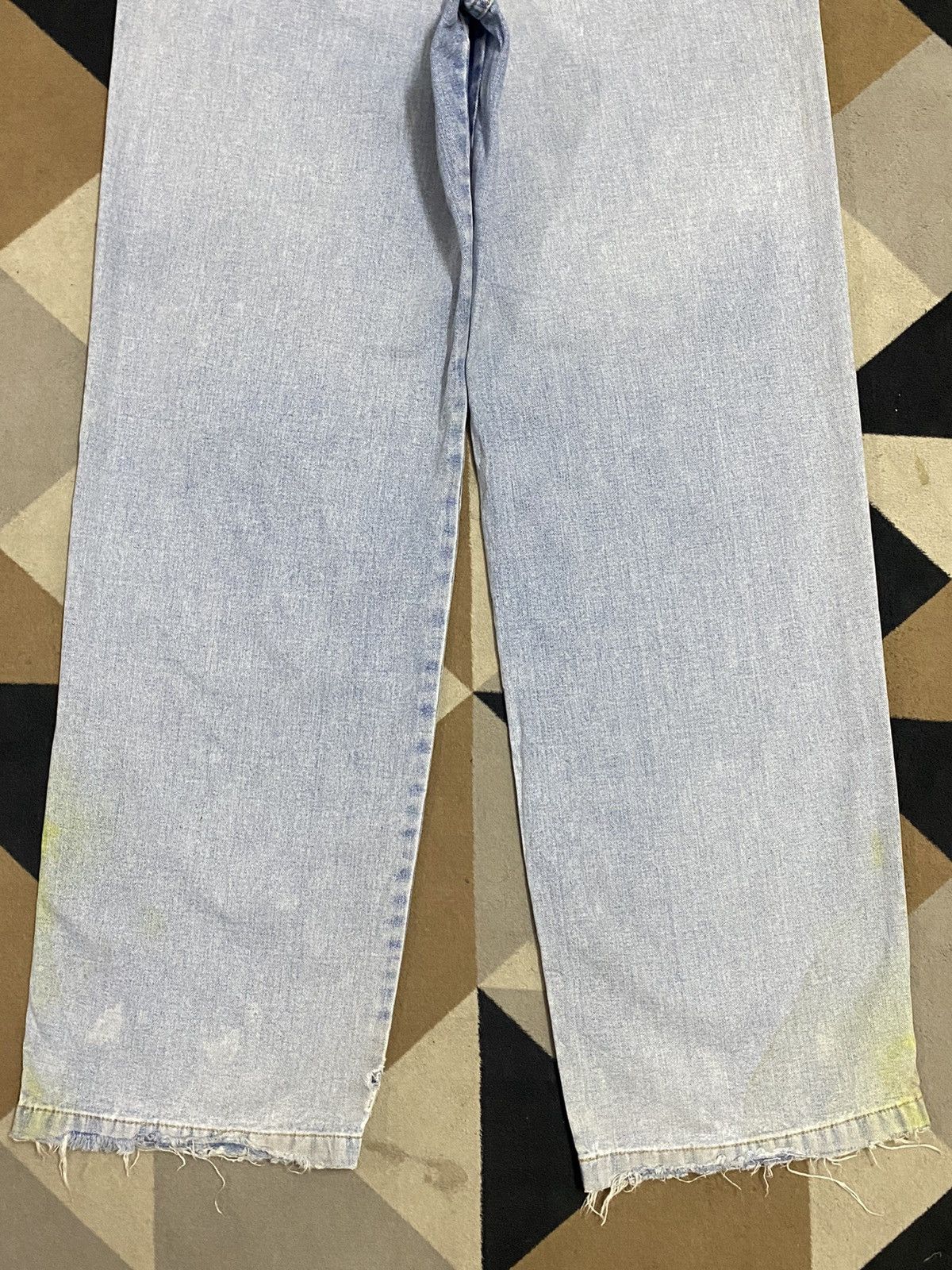 Japanese Brand Vintage Japanese Brands Faded Wash Distressed Baggy Jeans Size US 34 / EU 50 - 6 Thumbnail