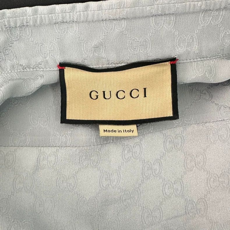 Gucci Gucci Size 36 Light blue full-printed dark flower Logo long Size US S / EU 44-46 / 1 - 3 Thumbnail