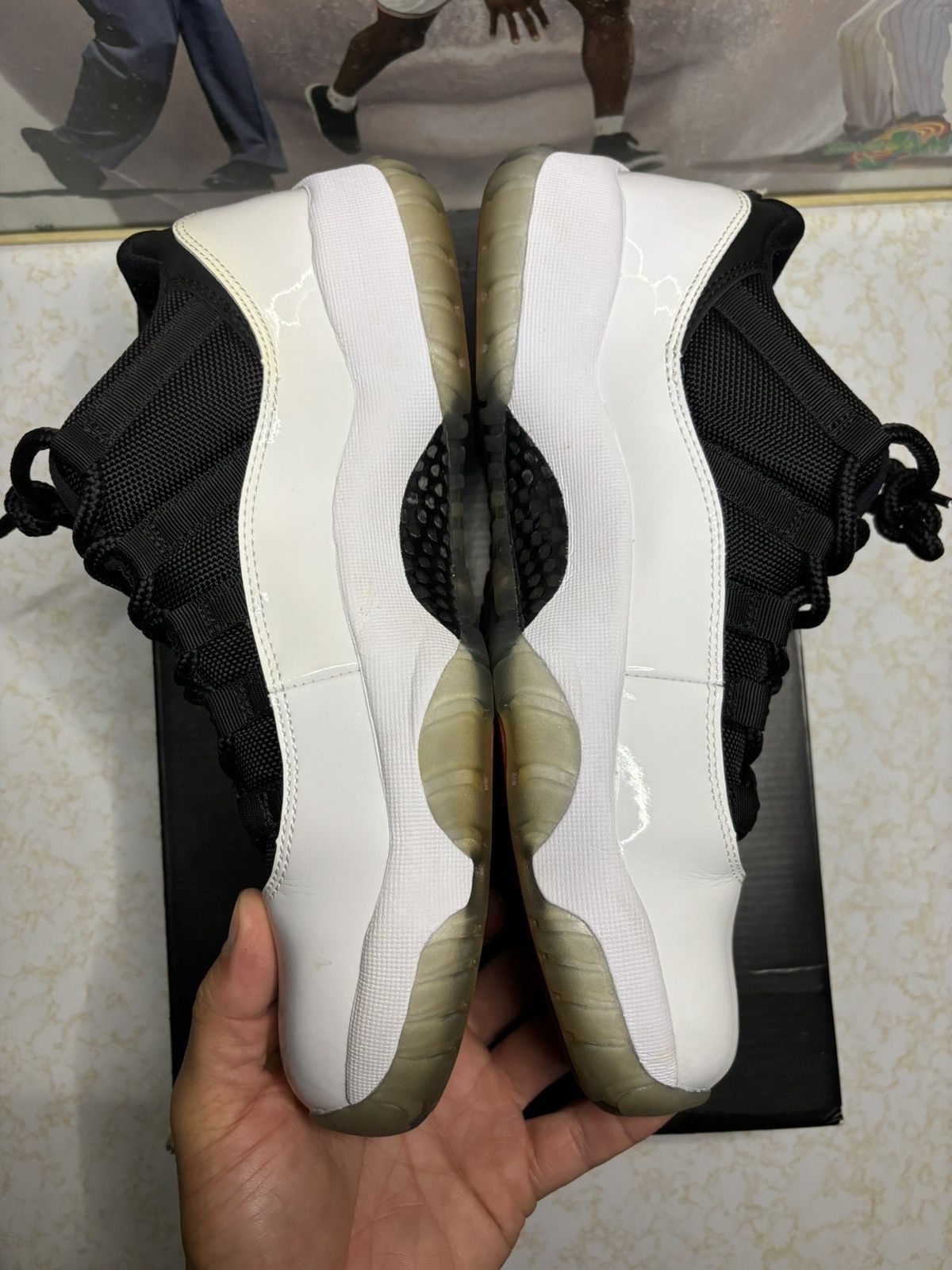 Jordan Brand Jordan Retro 11 low ‘tuxedo’ Size US 9.5 / EU 42-43 - 3 Thumbnail