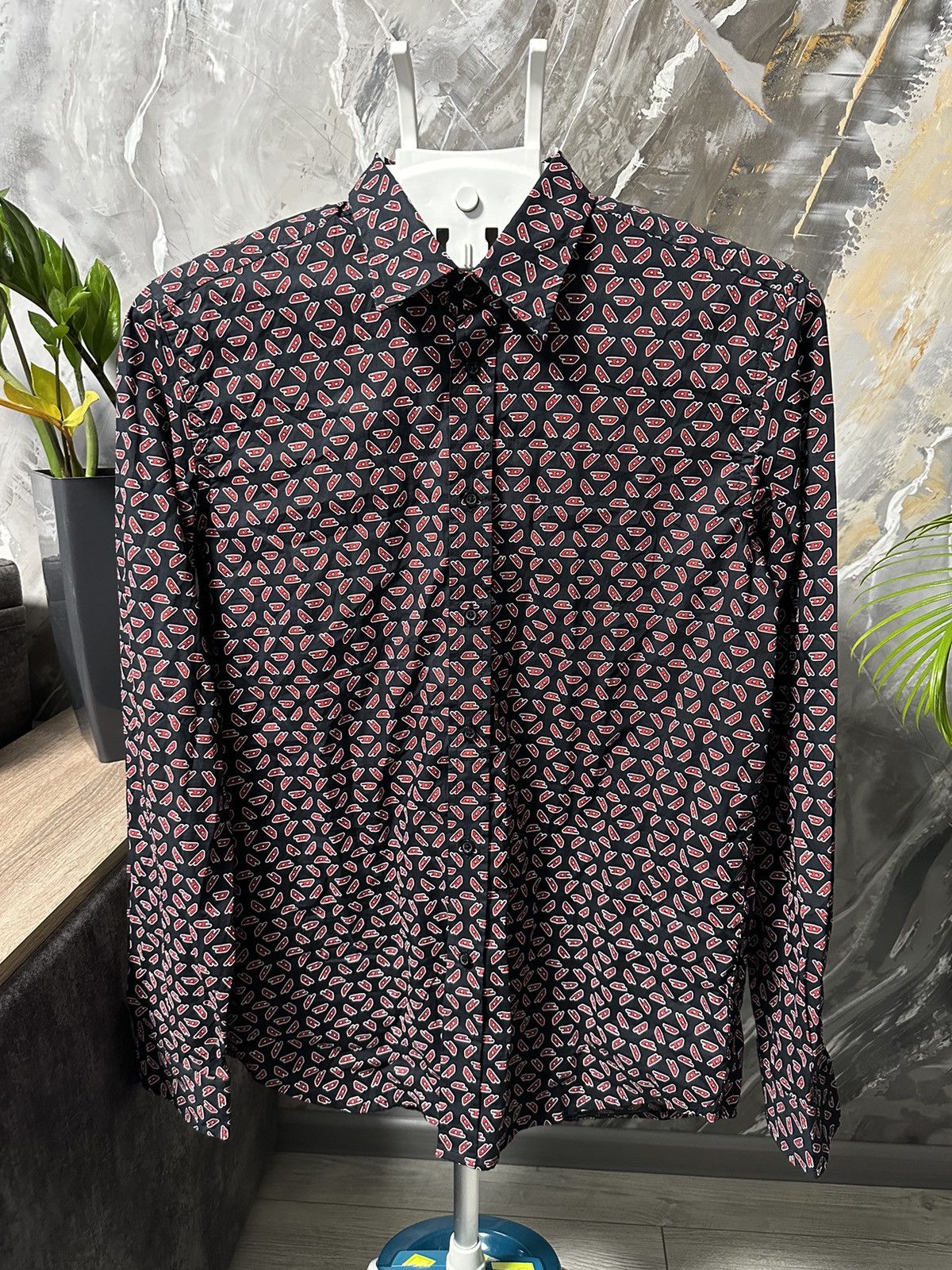 Diesel Diesel Logo Monogram Shirt Size US L / EU 52-54 / 3 - 1 Thumbnail