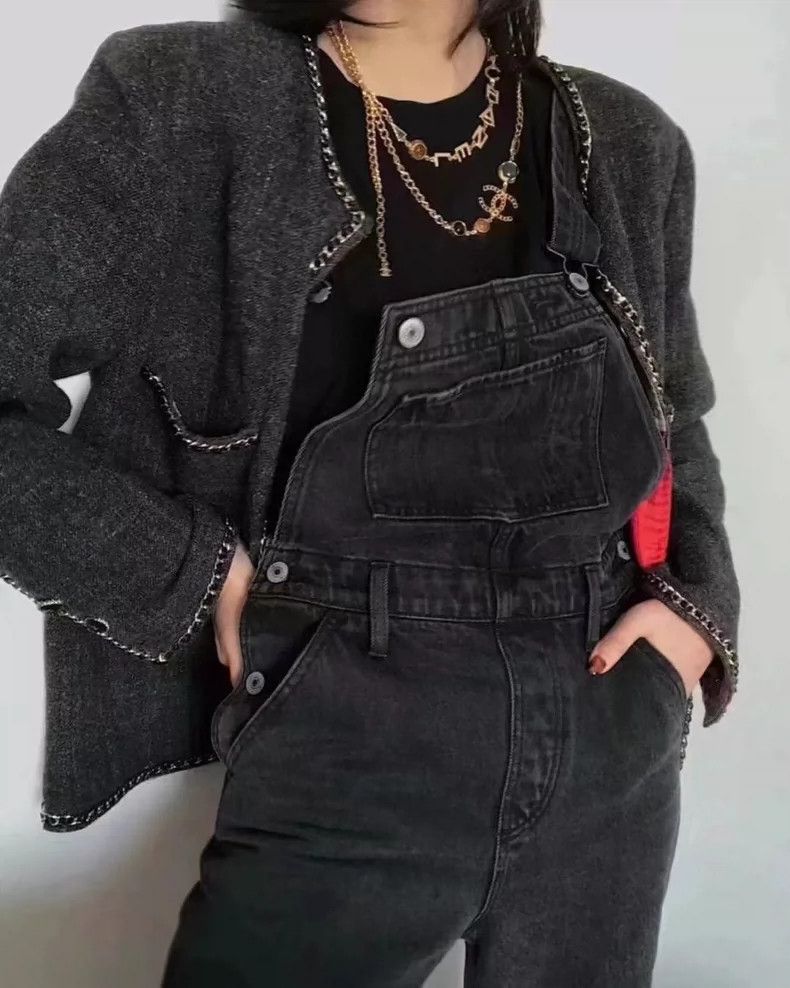 Chanel Chanel Gray four-pocket chain jacket Size XXS / US 00 / IT 34 - 9 Thumbnail