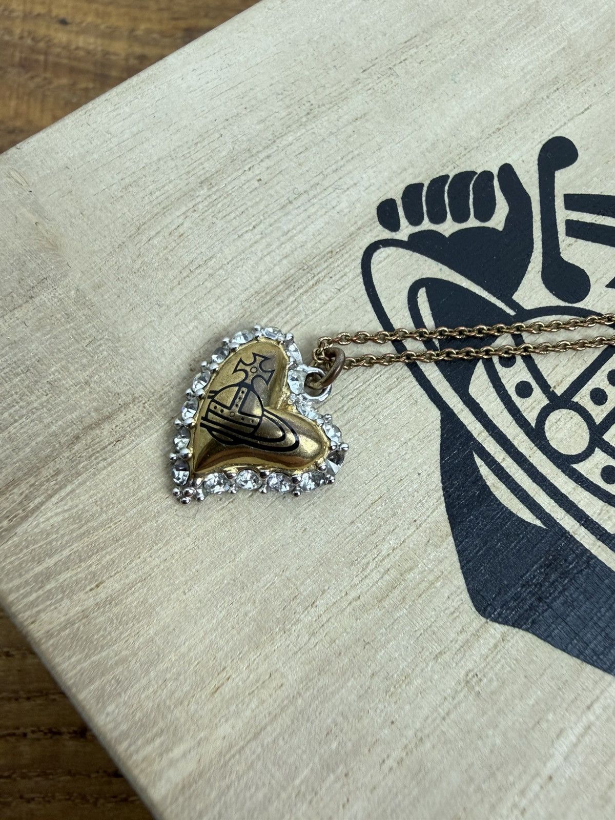 Vivienne Westwood Vintage Vivienne Westwood Zita Heart Orb Pendant Necklace Size ONE SIZE - 3 Thumbnail