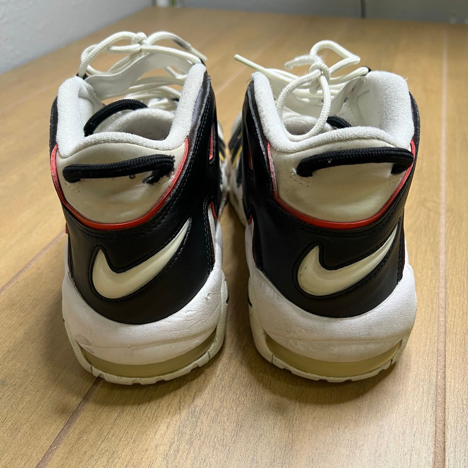 Nike Nike Air More Uptempo 96 White Black Multi Men’s Size 9.5 Size US 9.5 / EU 42-43 - 4 Thumbnail