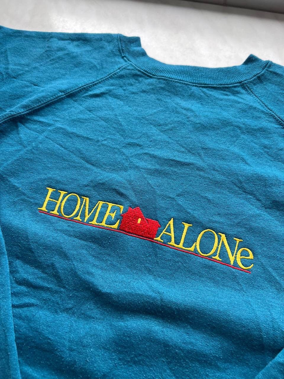 Designer × Vintage Vintage 1990s Promo Home Alone Sweatshirt by Hanes Crewneck Size US M / EU 48-50 / 2 - 3 Thumbnail