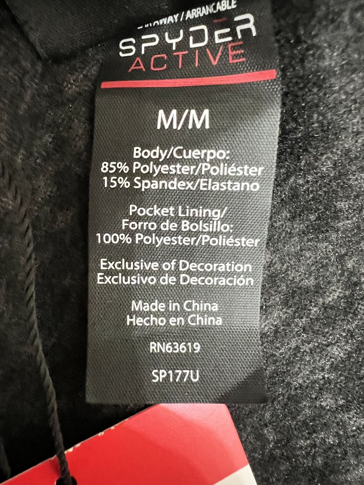 Spyder Spyder Active charcoal half-zip size M Size M / US 6-8 / IT 42-44 - 7 Thumbnail