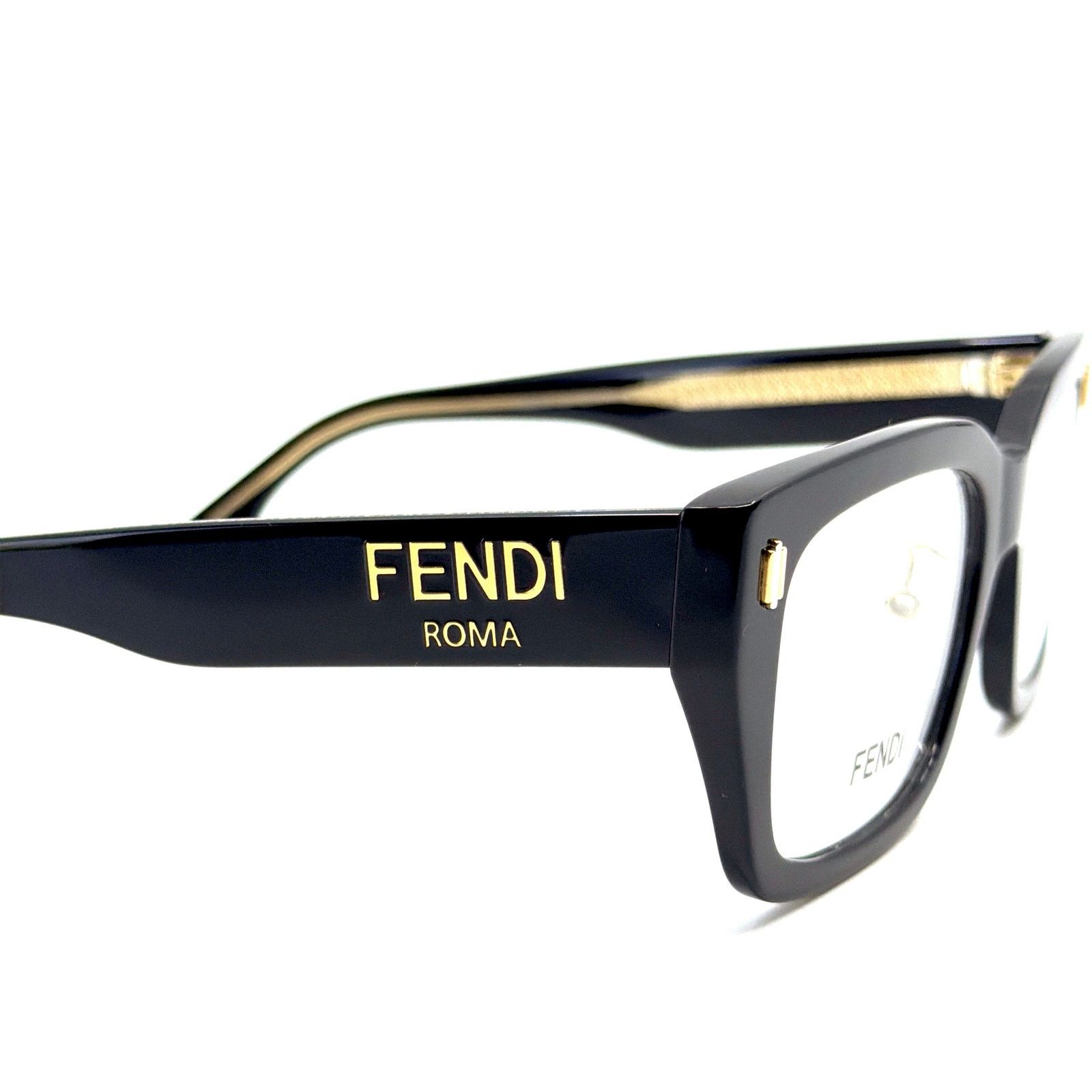 Fendi New!!! FENDI Eyeglasses FE50094F 001 Authentic Size ONE SIZE - 6 Thumbnail