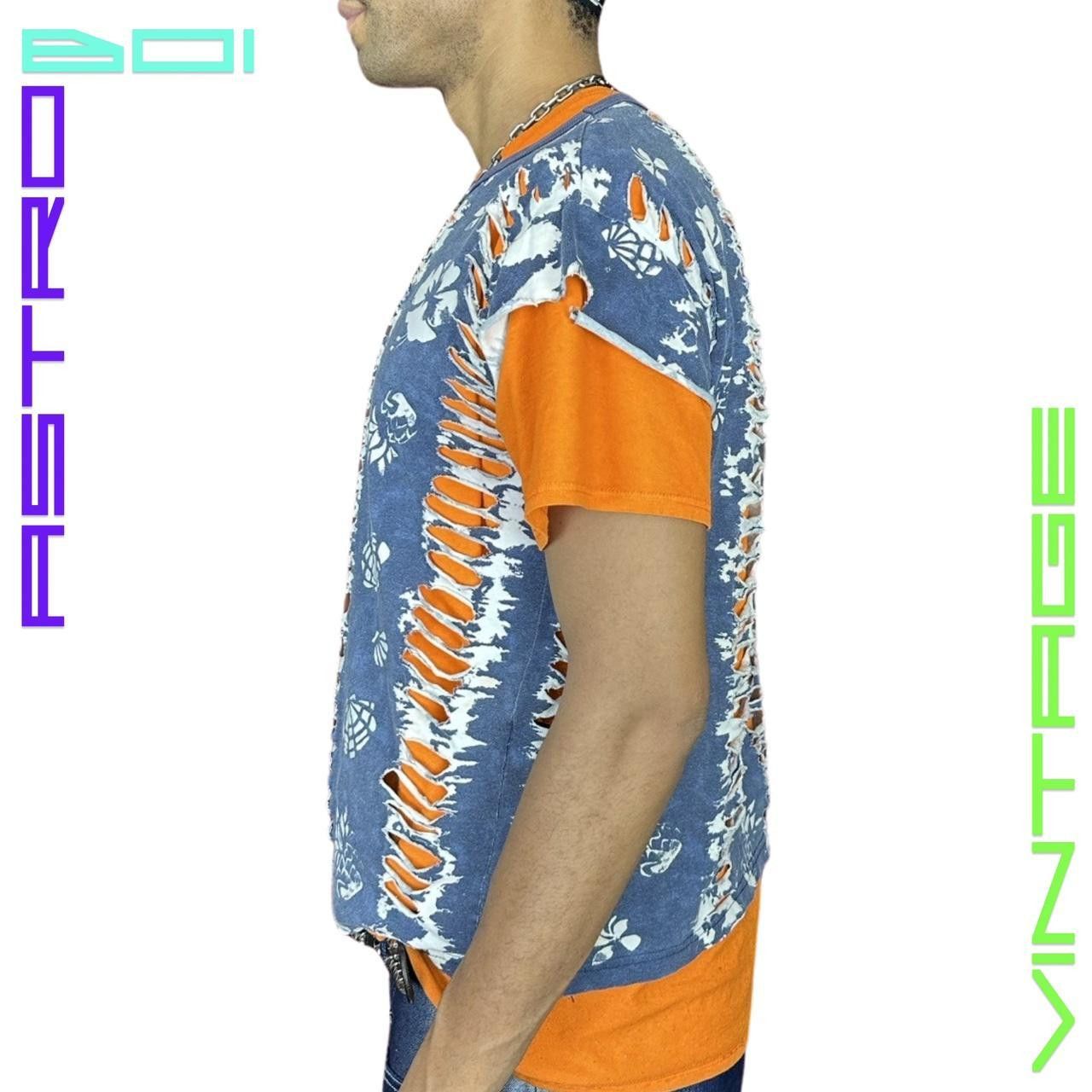 Other × Vintage ASTROBOI* PRINTED SHELLS BLUE TANK TOP _ MEDIUM Size US M / EU 48-50 / 2 - 5 Thumbnail