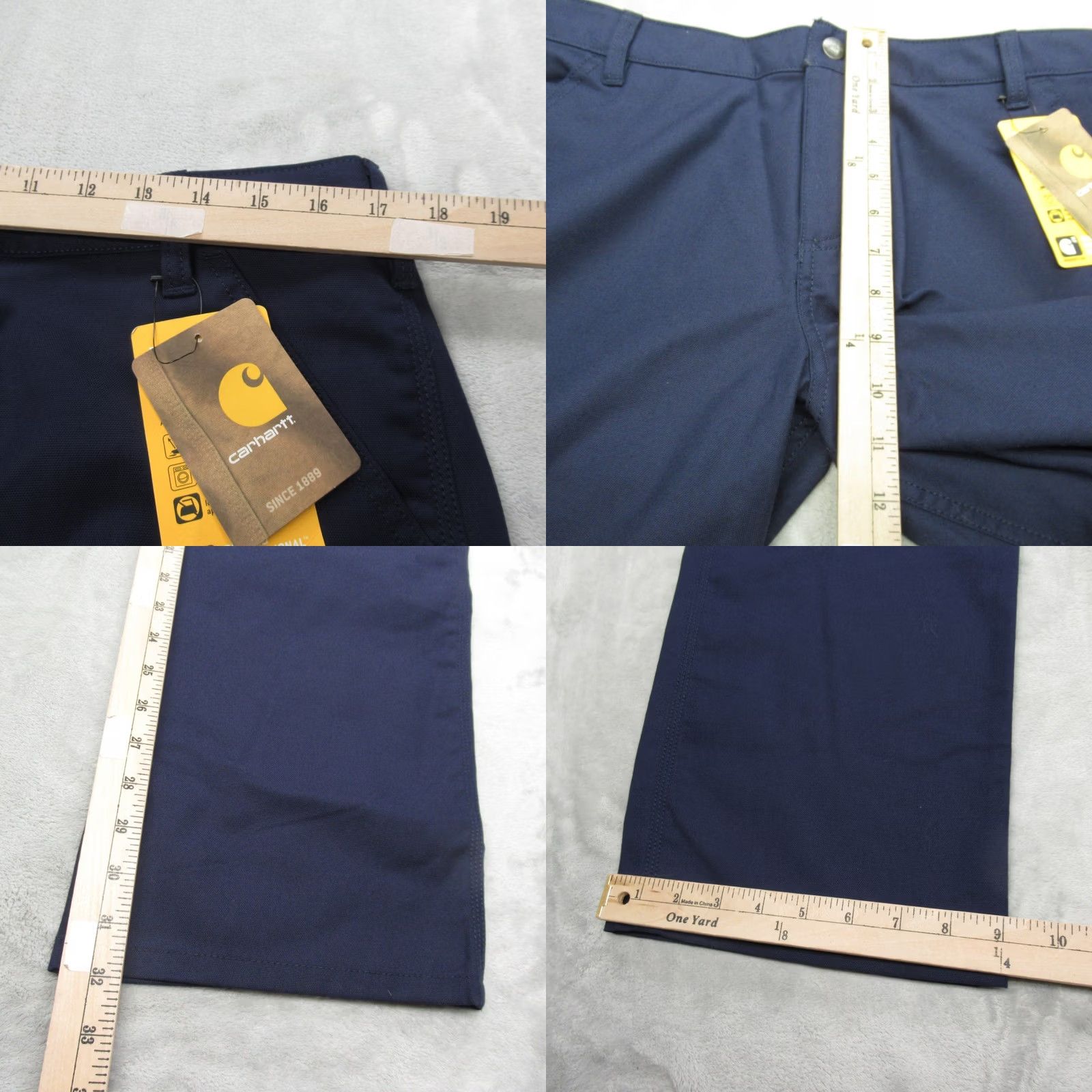 Carhartt Carhartt Pants Womens 16 Navy Original Fit Water Resistant Relax Boot 34x32 NEW Size 38" / US 16 / IT 52 - 9 Thumbnail