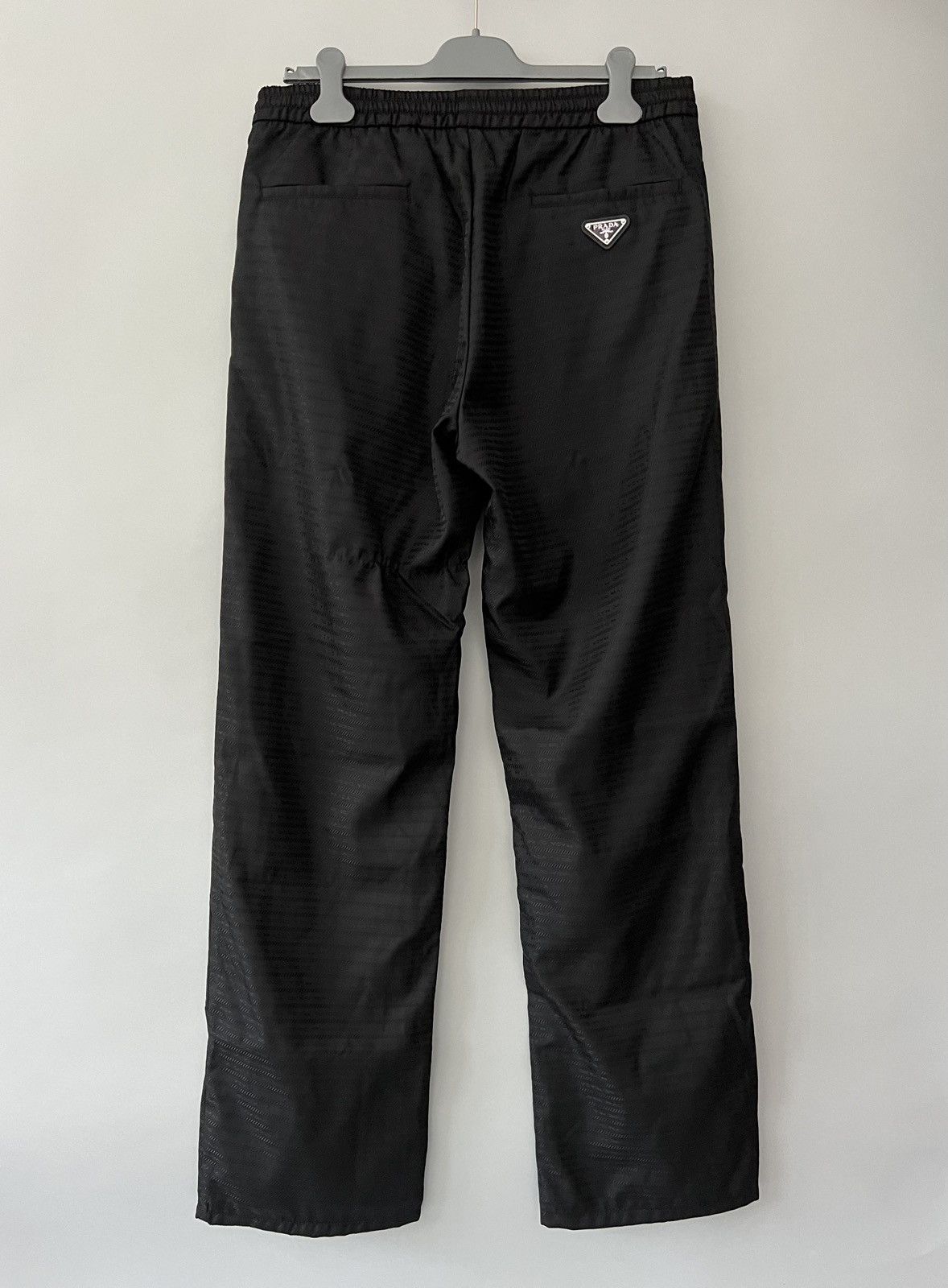 Prada Prada Black Monogram Re-nylon Pants Size US 34 / EU 50 - 3 Thumbnail