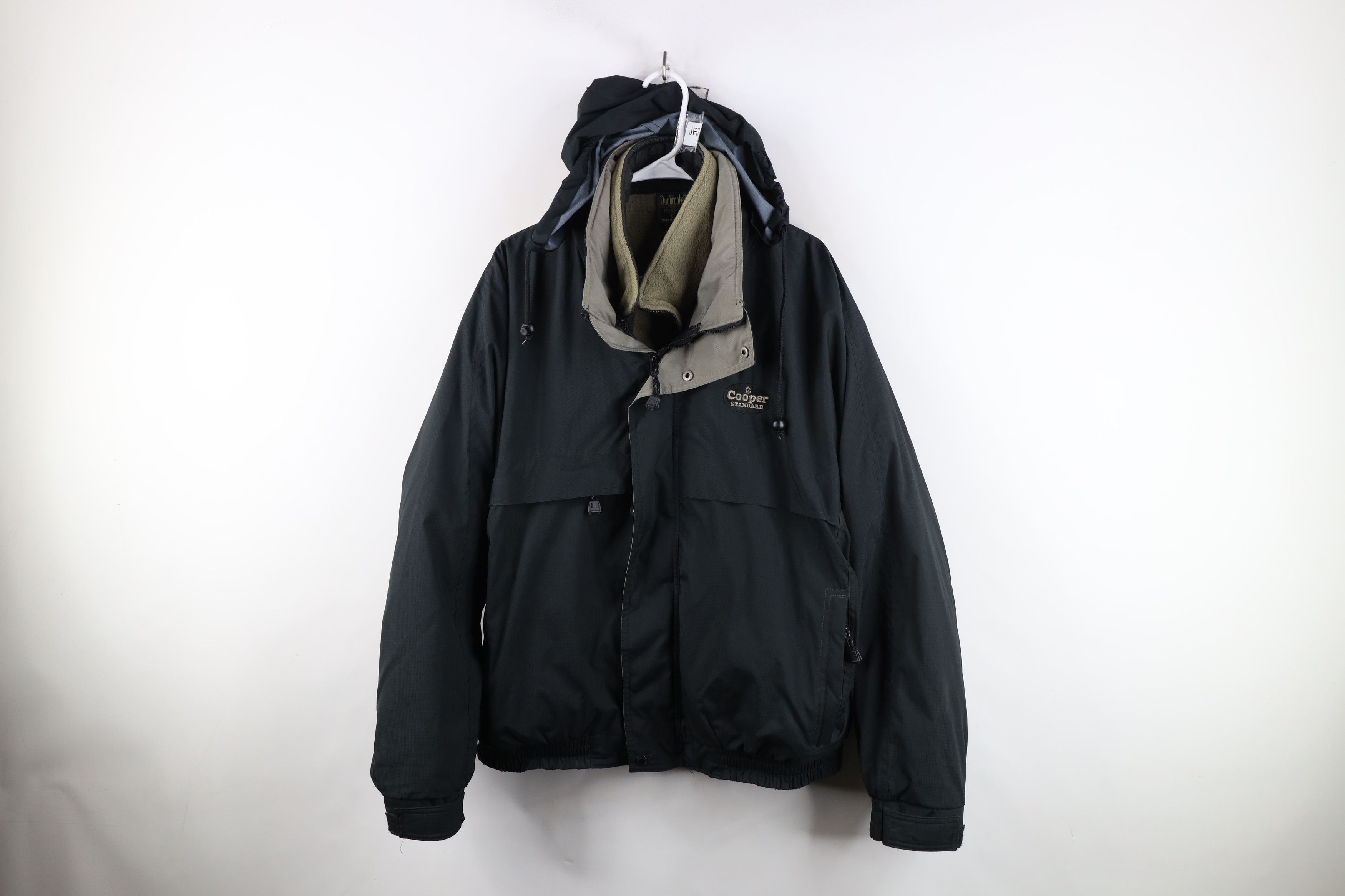Vintage Vintage 90s 2 In 1 Cooper Standard Automotive Jacket Black Size US L / EU 52-54 / 3 - 1 Thumbnail